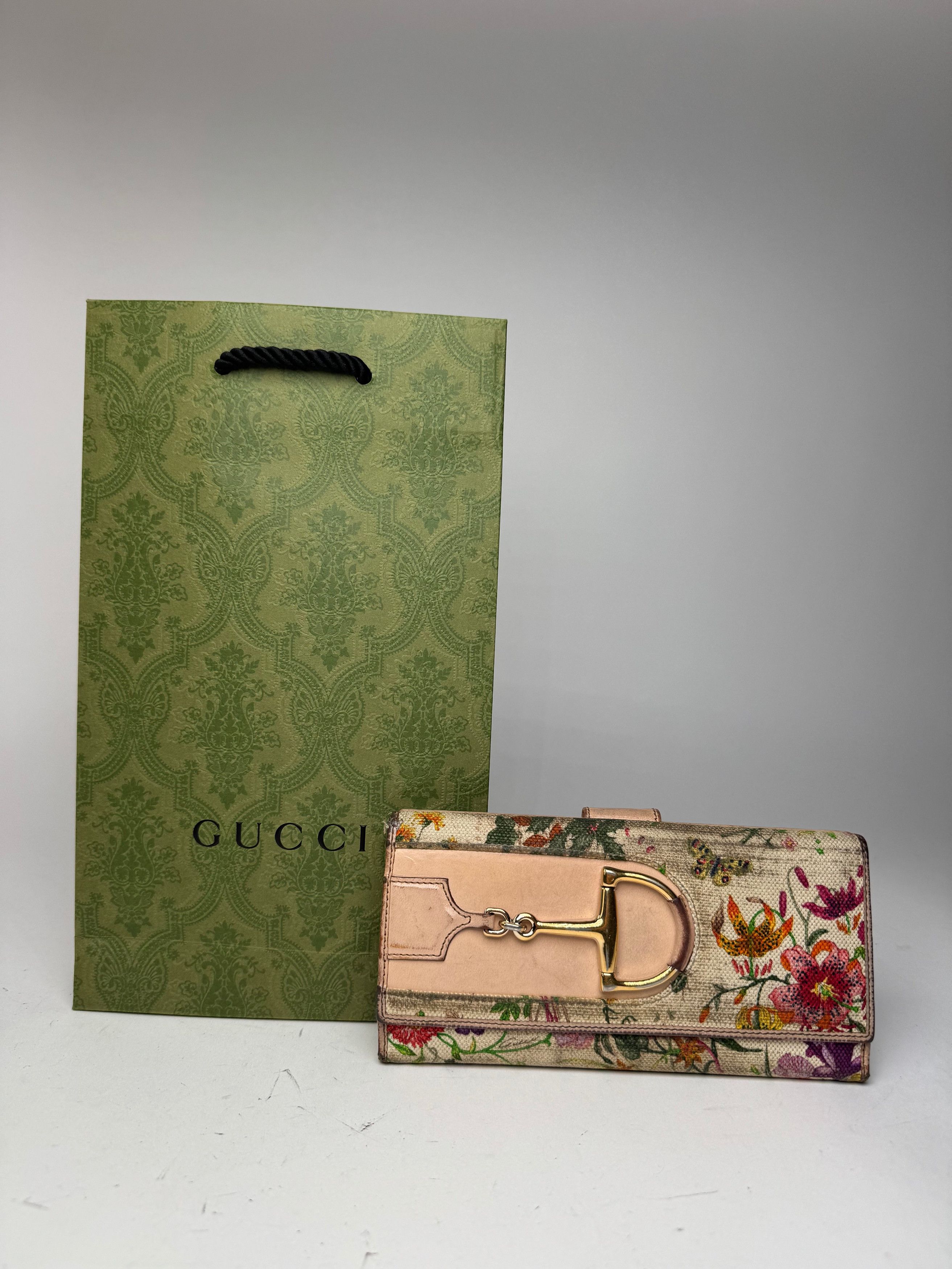 Gucci Vintage Floral Wallet Size ONE SIZE - 3 Thumbnail