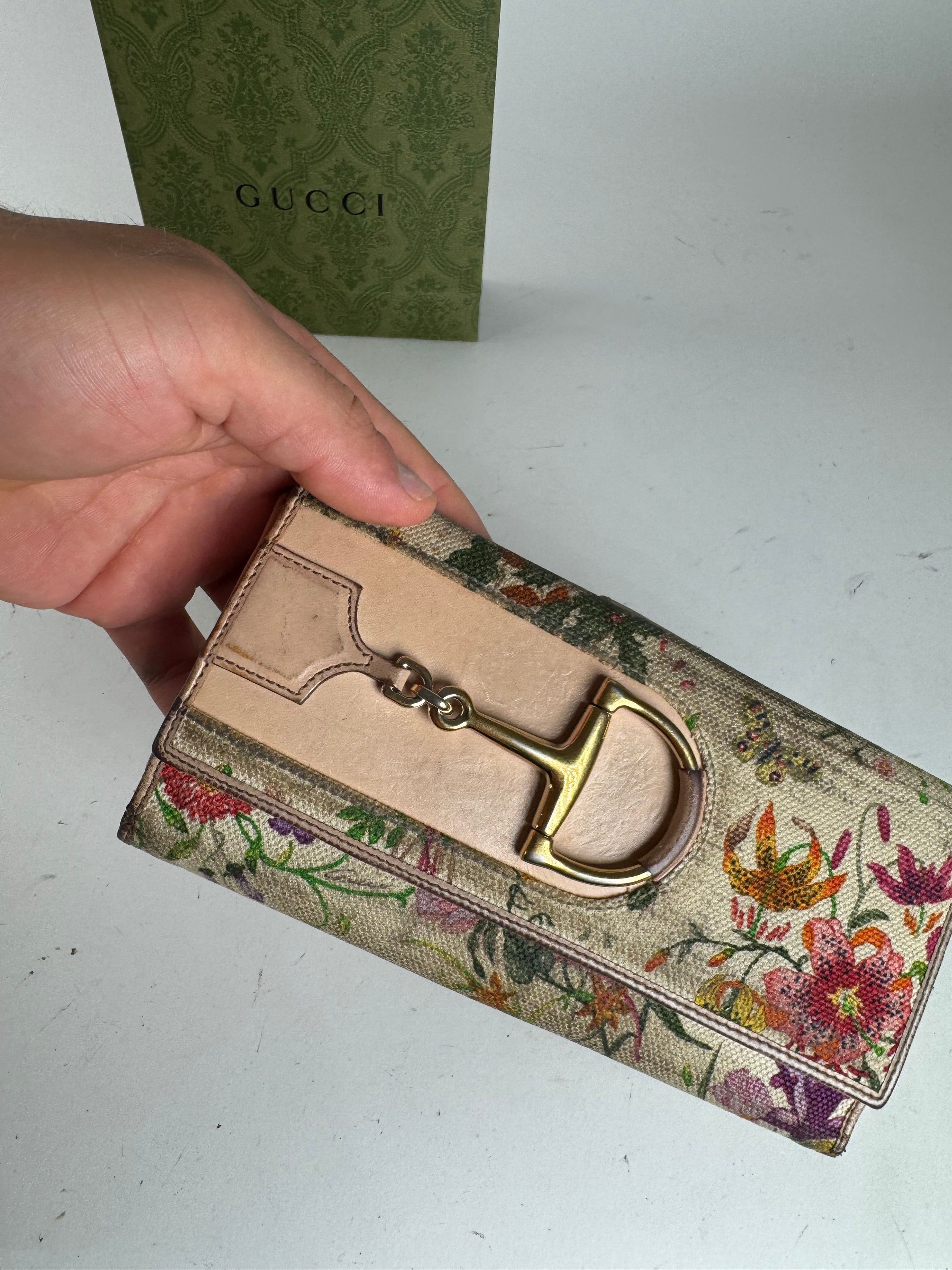 Gucci Vintage Floral Wallet Size ONE SIZE - 10 Thumbnail