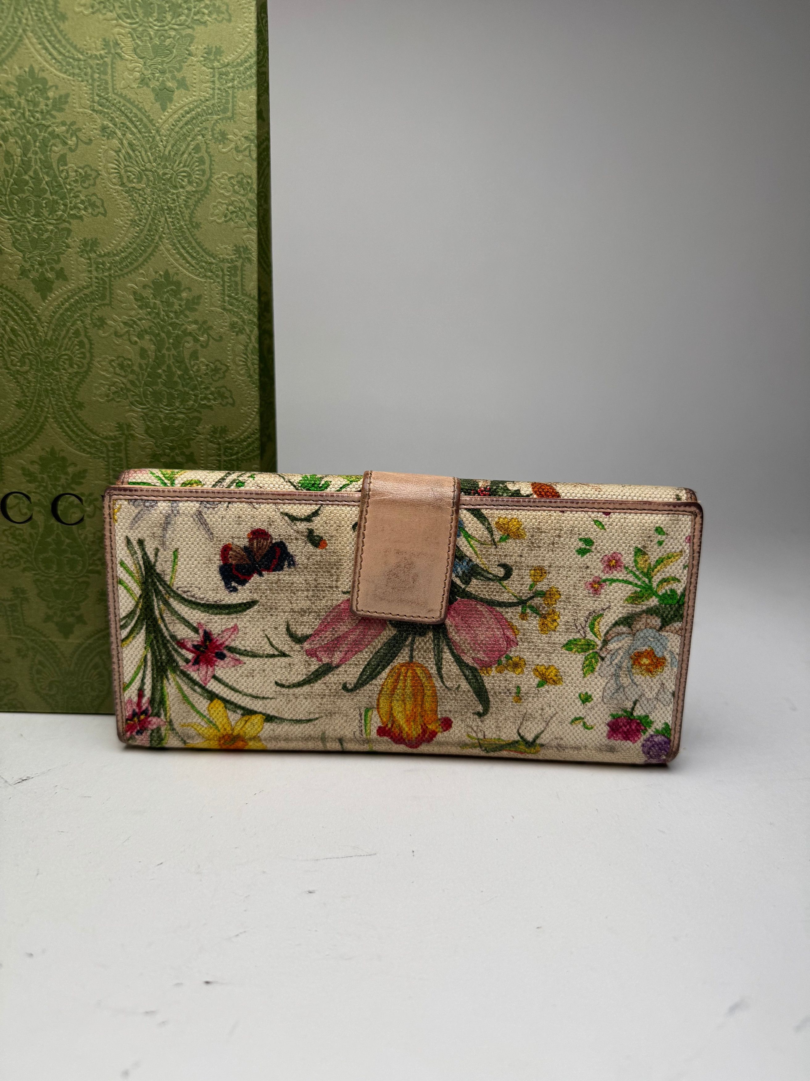 Gucci Vintage Floral Wallet Size ONE SIZE - 15 Thumbnail