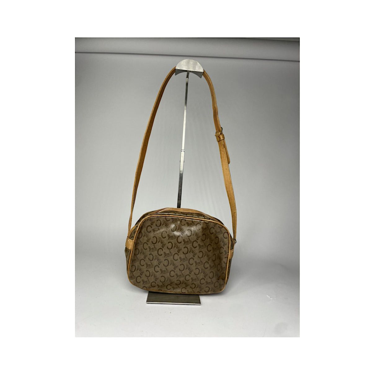 Celine Trotteur Brown Leather Handbag Size ONE SIZE - 4 Thumbnail