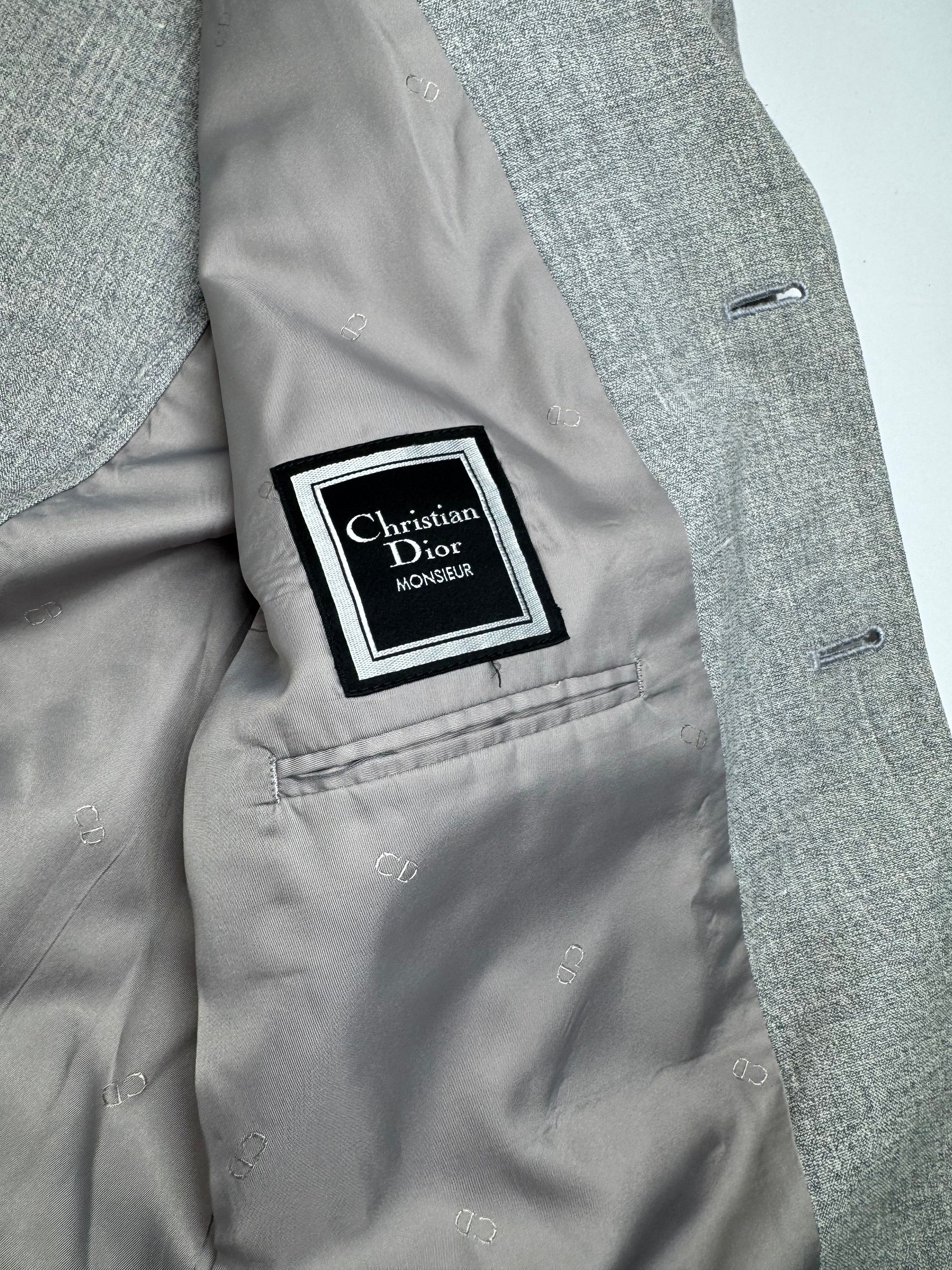 Dior Vintage wool blazer L grey Size L / US 10 / IT 46 - 10 Thumbnail