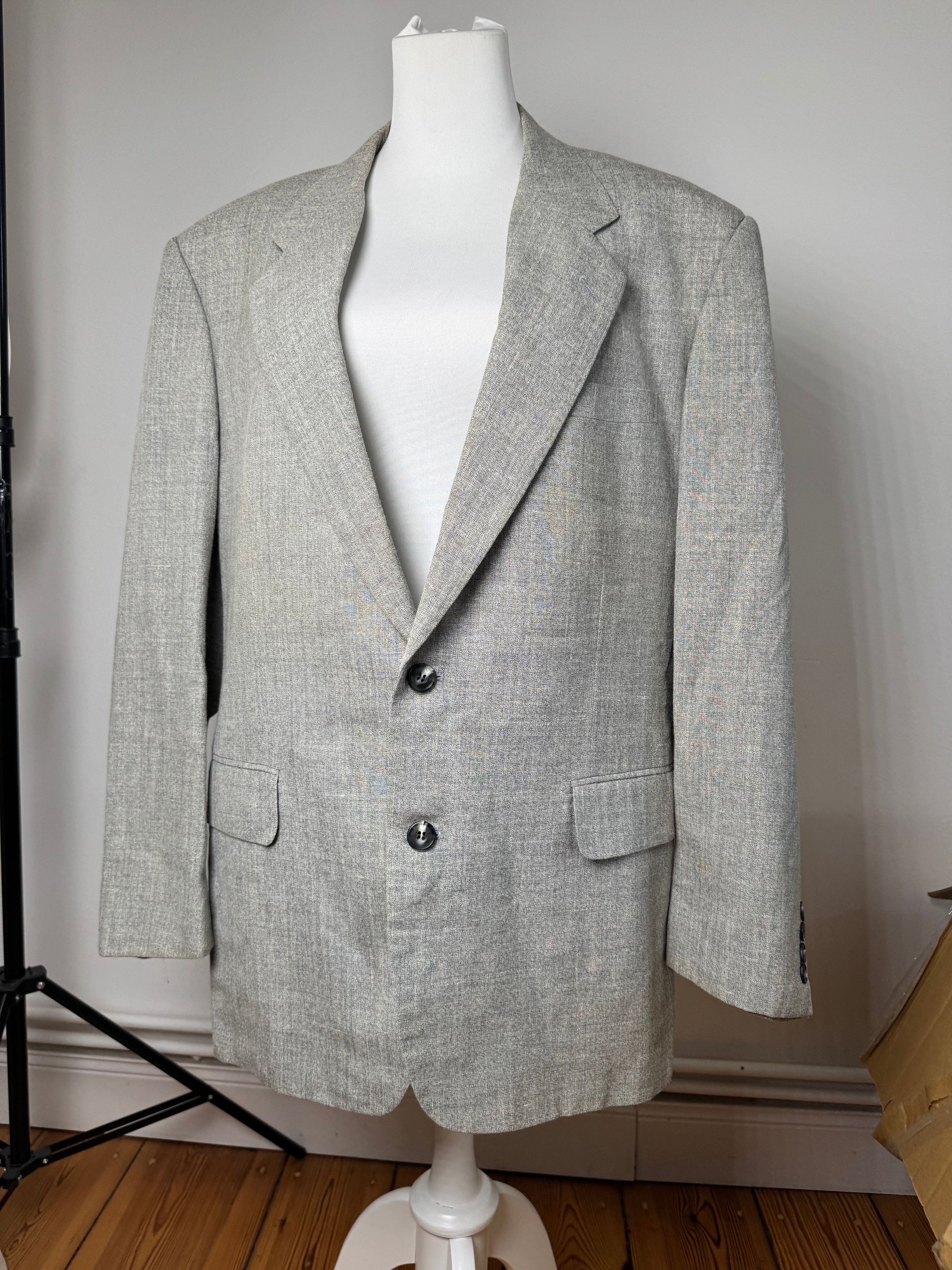 Dior Vintage wool blazer L grey Size L / US 10 / IT 46 - 13 Thumbnail