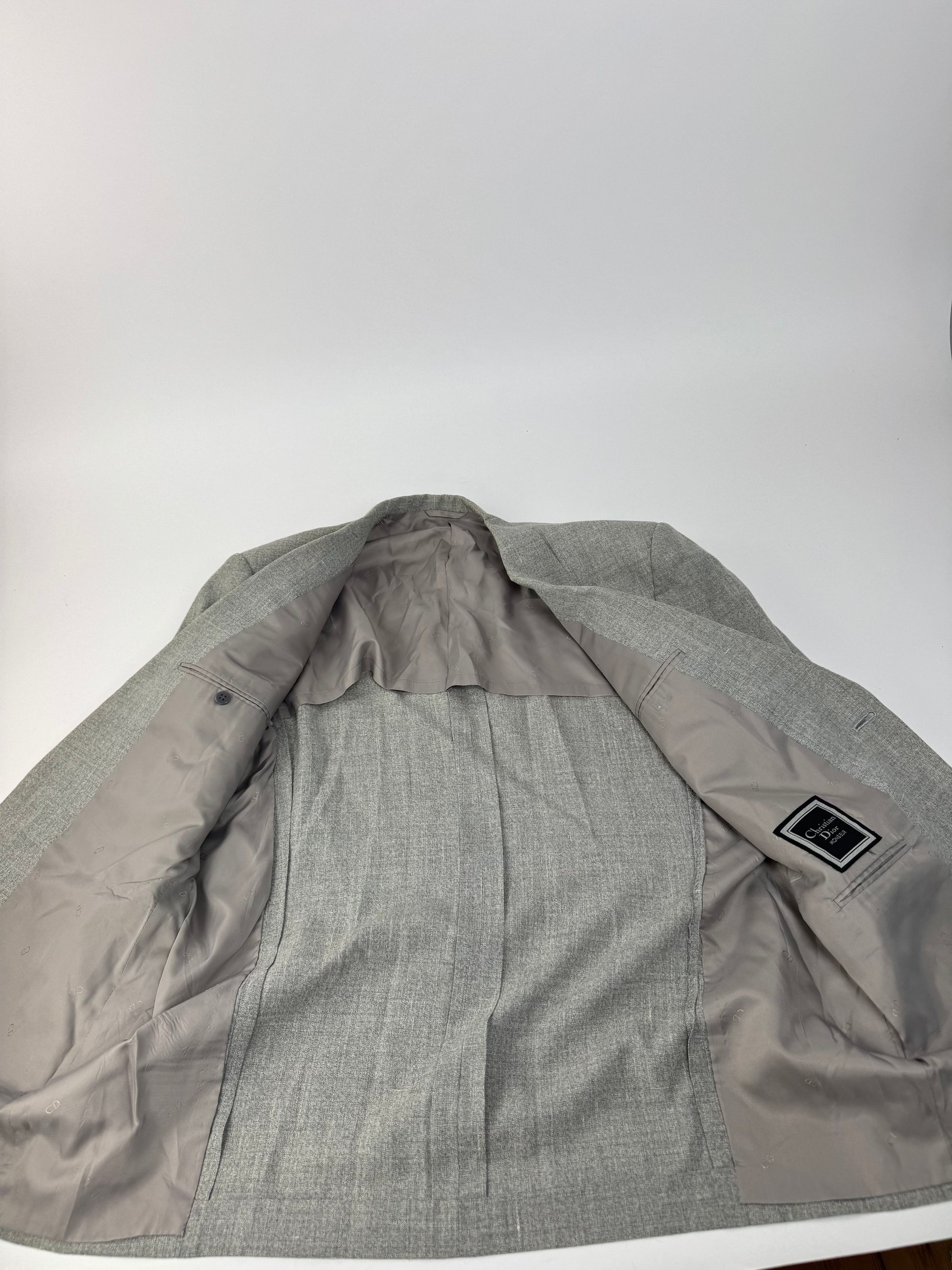 Dior Vintage wool blazer L grey Size L / US 10 / IT 46 - 9 Thumbnail