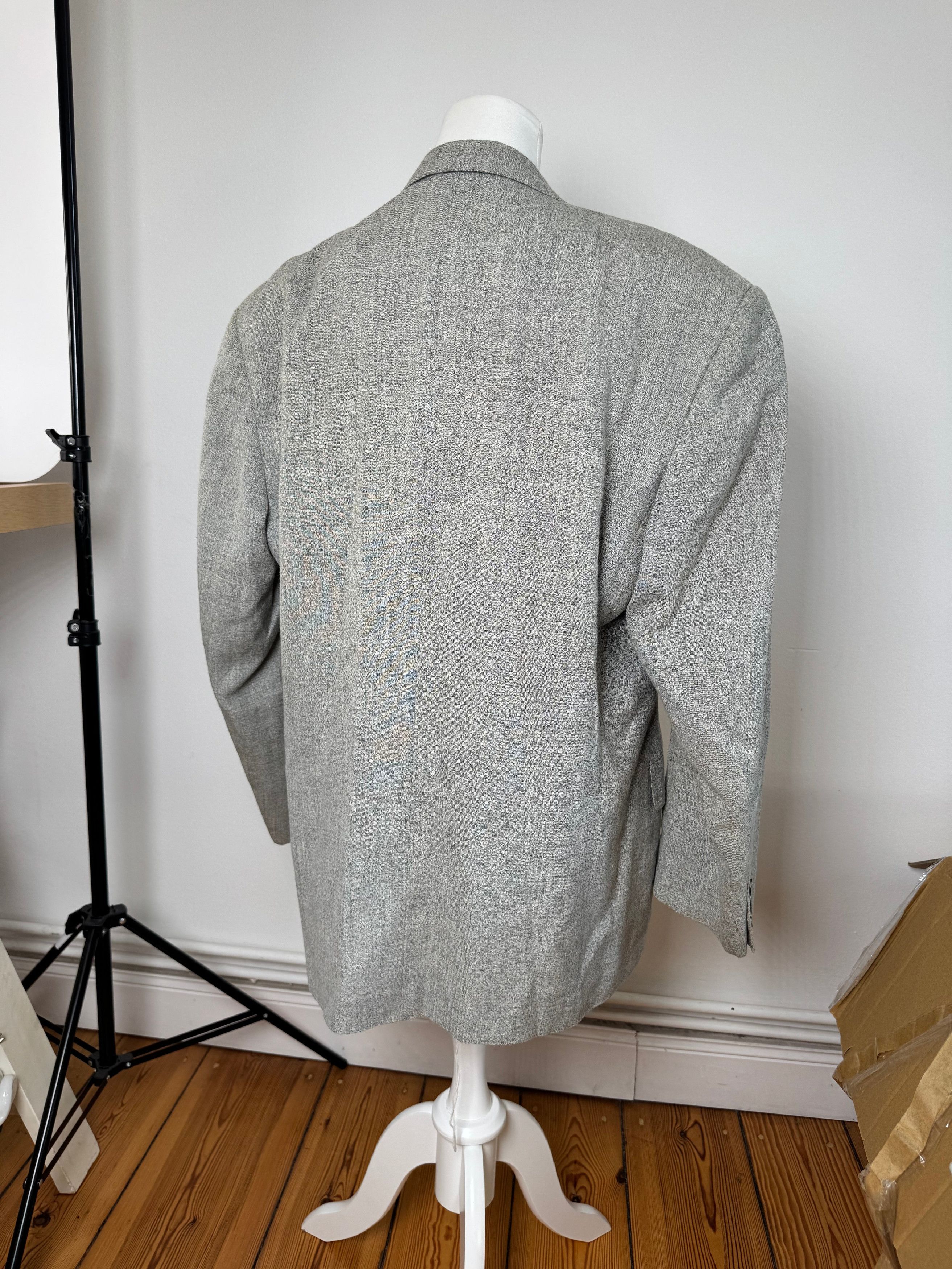 Dior Vintage wool blazer L grey Size L / US 10 / IT 46 - 3 Thumbnail