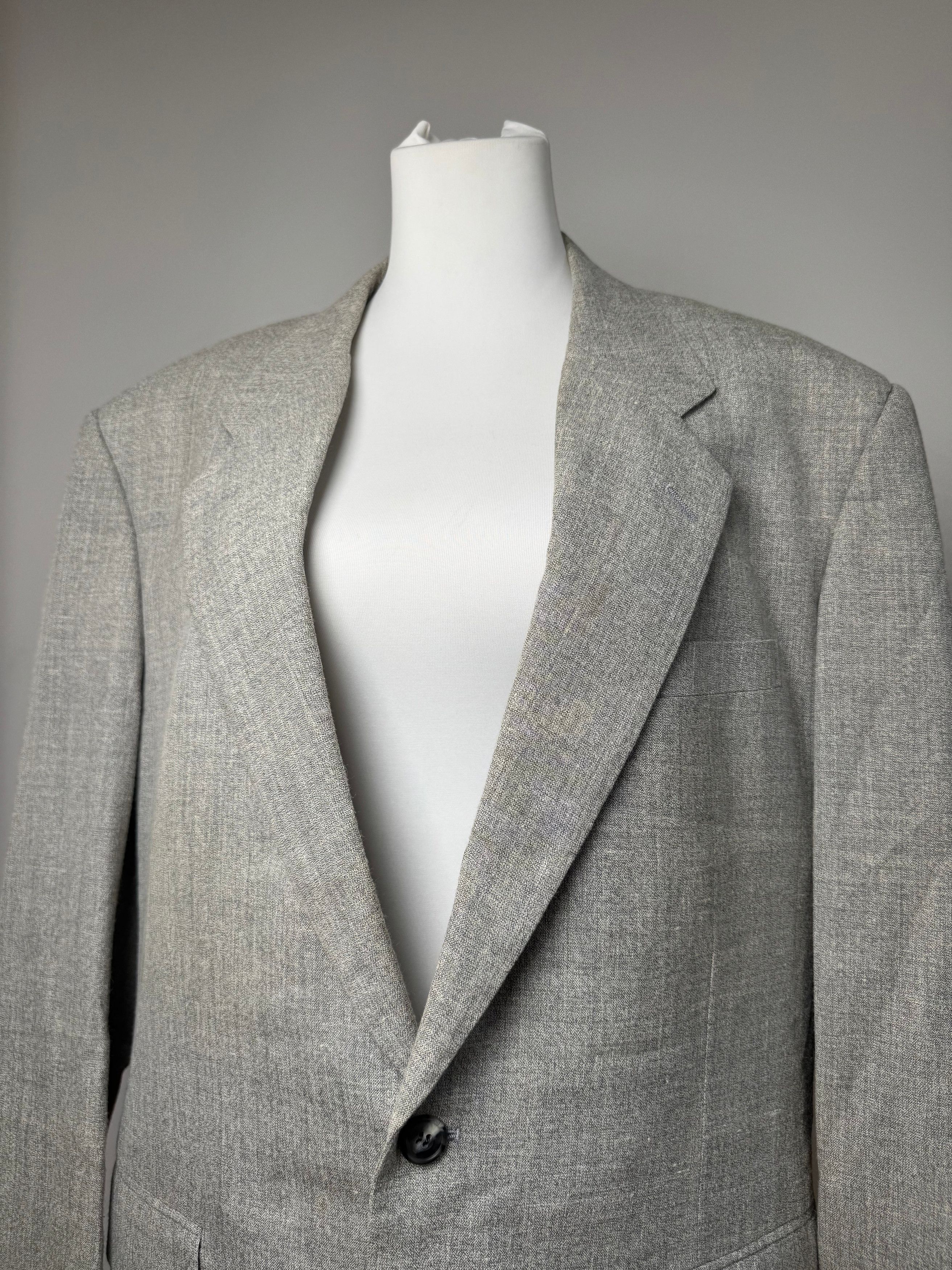 Dior Vintage wool blazer L grey Size L / US 10 / IT 46 - 14 Thumbnail