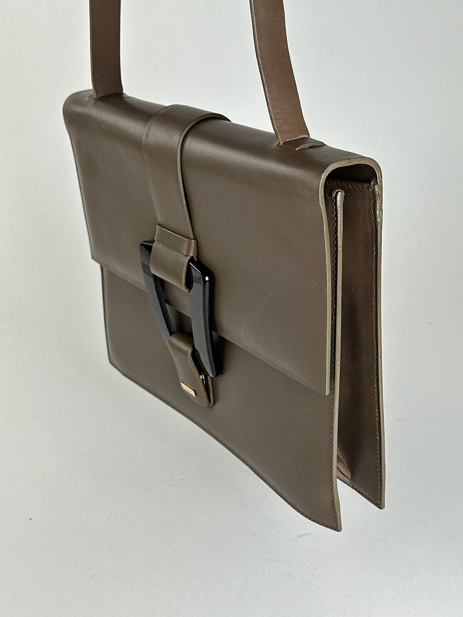 Gucci Vintage Leather bag brown Size ONE SIZE - 9 Thumbnail