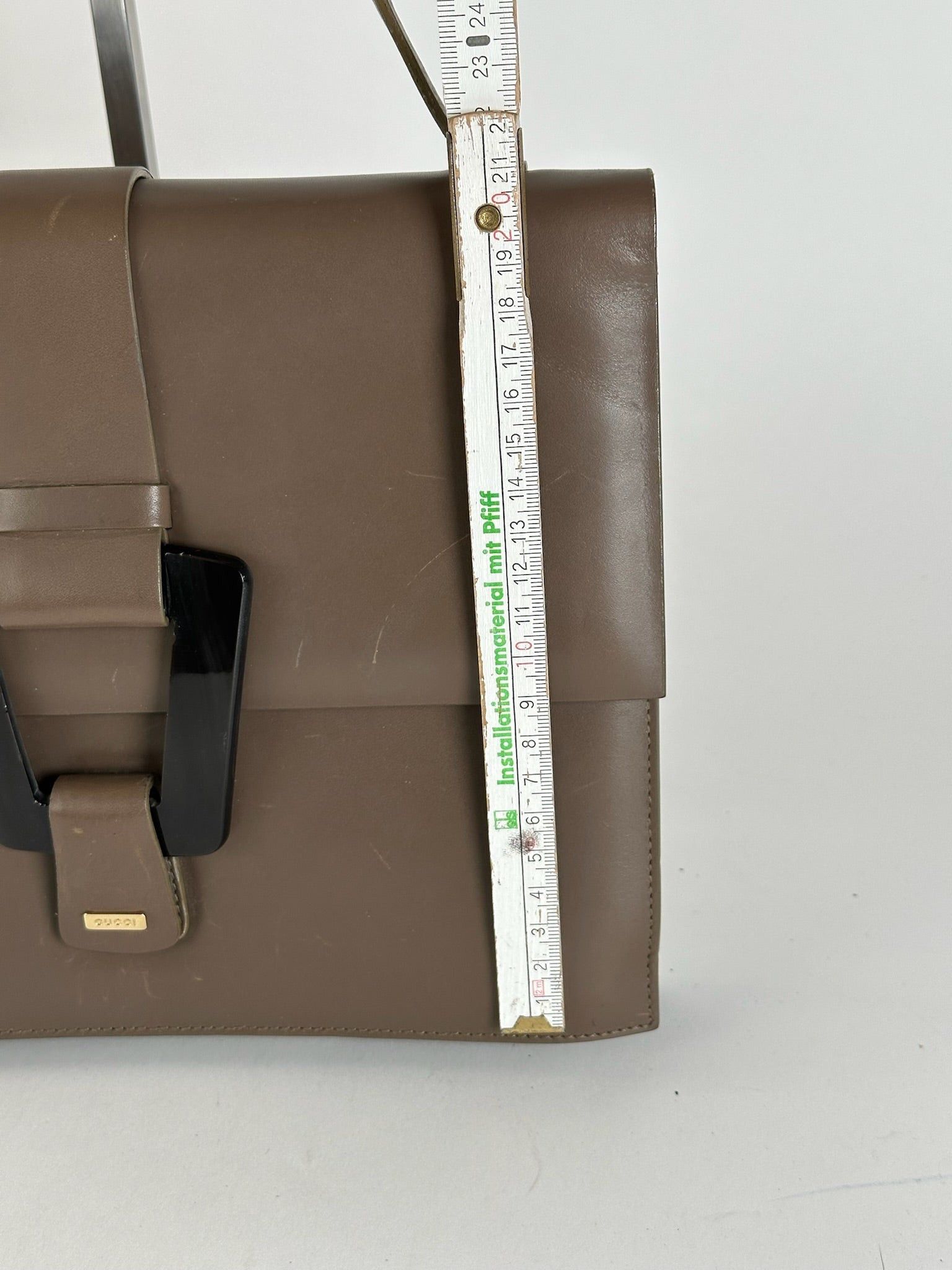 Gucci Vintage Leather bag brown Size ONE SIZE - 12 Thumbnail
