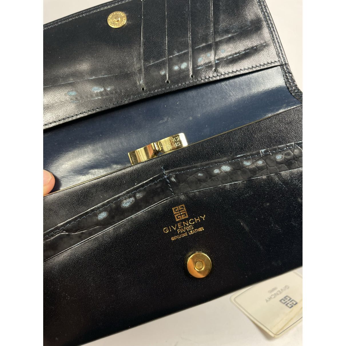 Givenchy Black Leather Wallet Size ONE SIZE - 4 Thumbnail