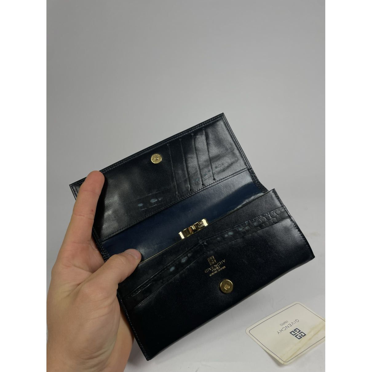 Givenchy Black Leather Wallet Size ONE SIZE - 3 Thumbnail