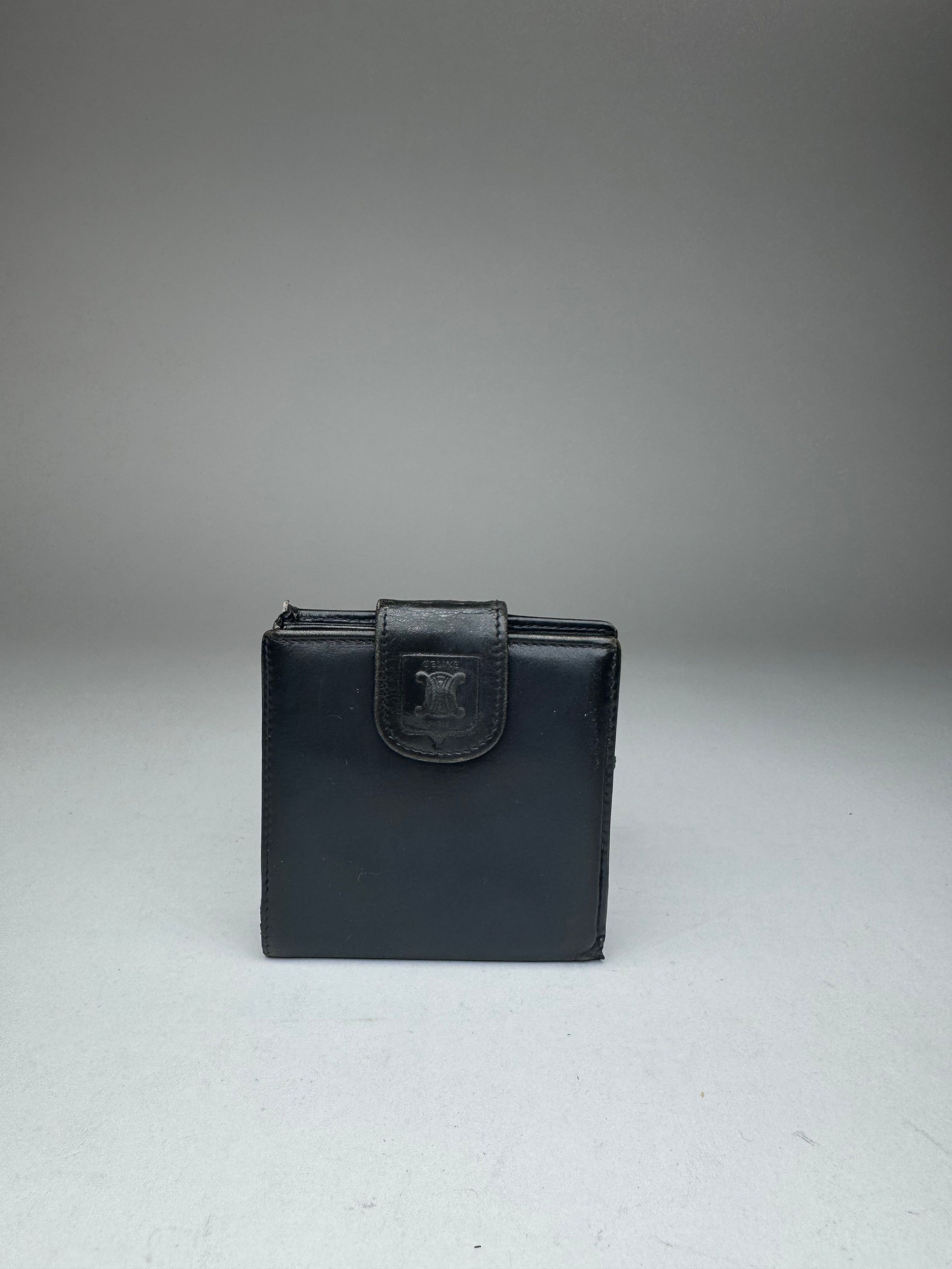 Celine Vintage Paris leather Wallet navy Size ONE SIZE - 13 Thumbnail