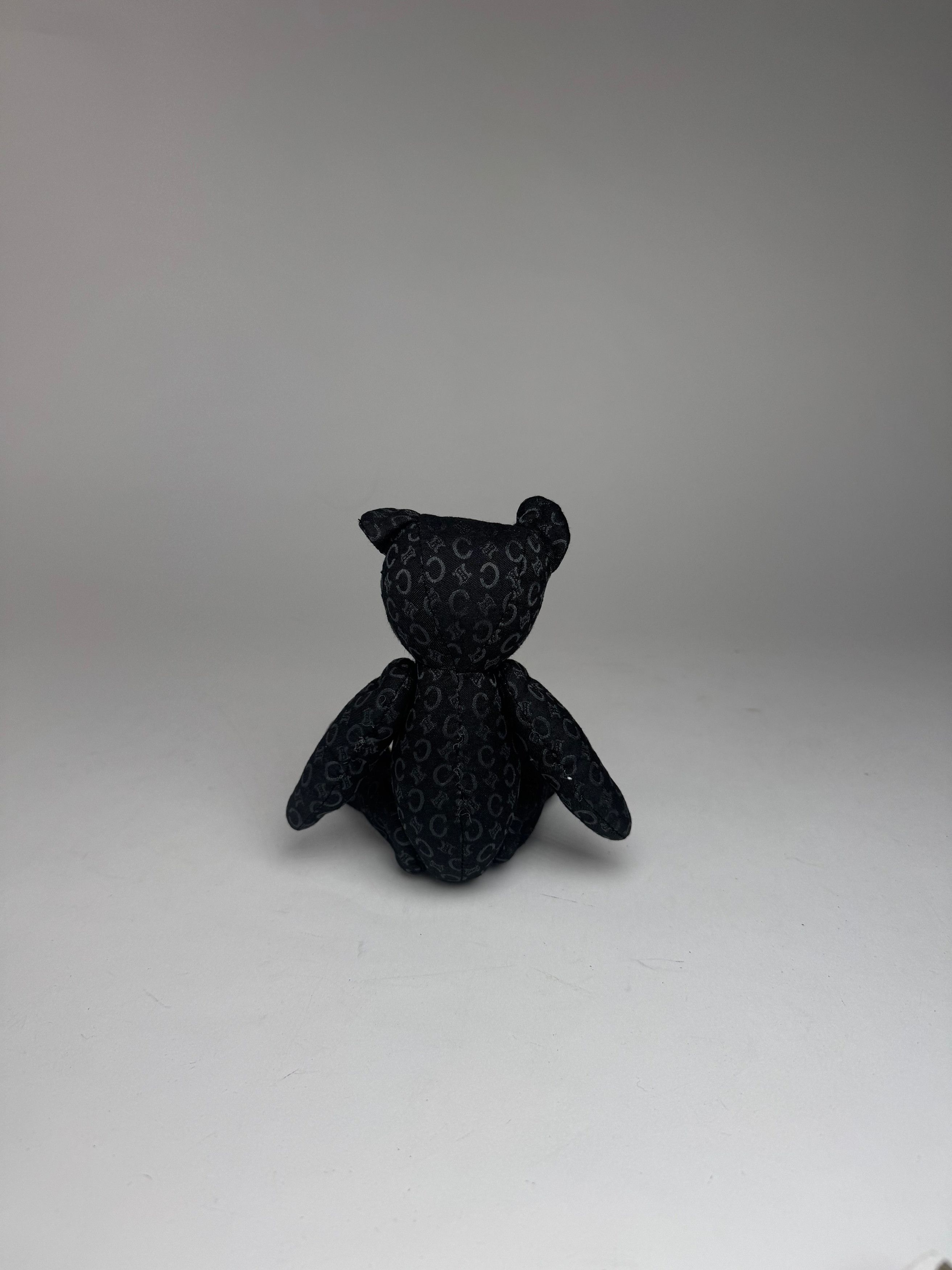 Celine Vintage Paris Canvas Monogramm Teddy Bear black Size ONE SIZE - 6 Thumbnail