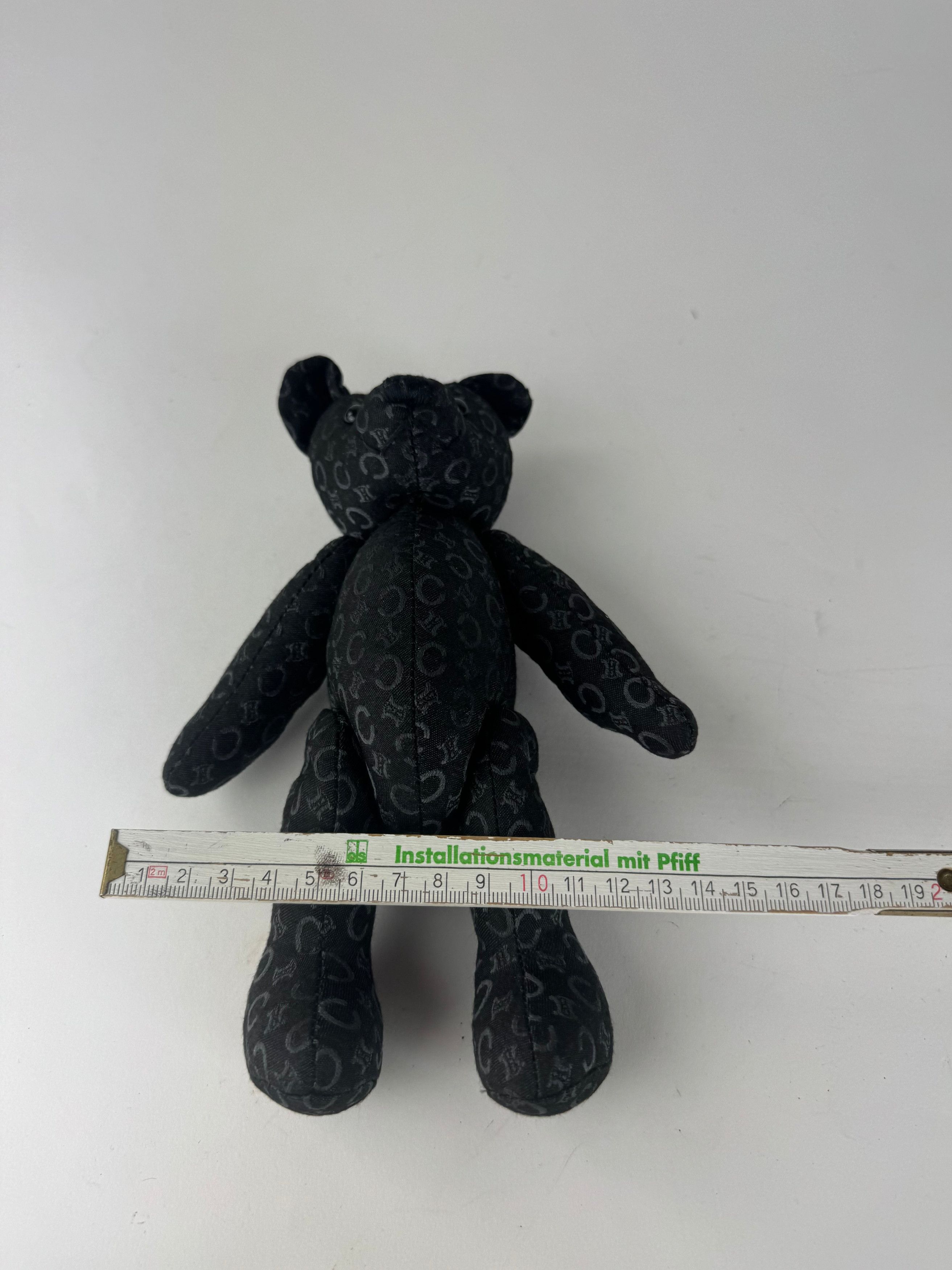 Celine Vintage Paris Canvas Monogramm Teddy Bear black Size ONE SIZE - 8 Thumbnail