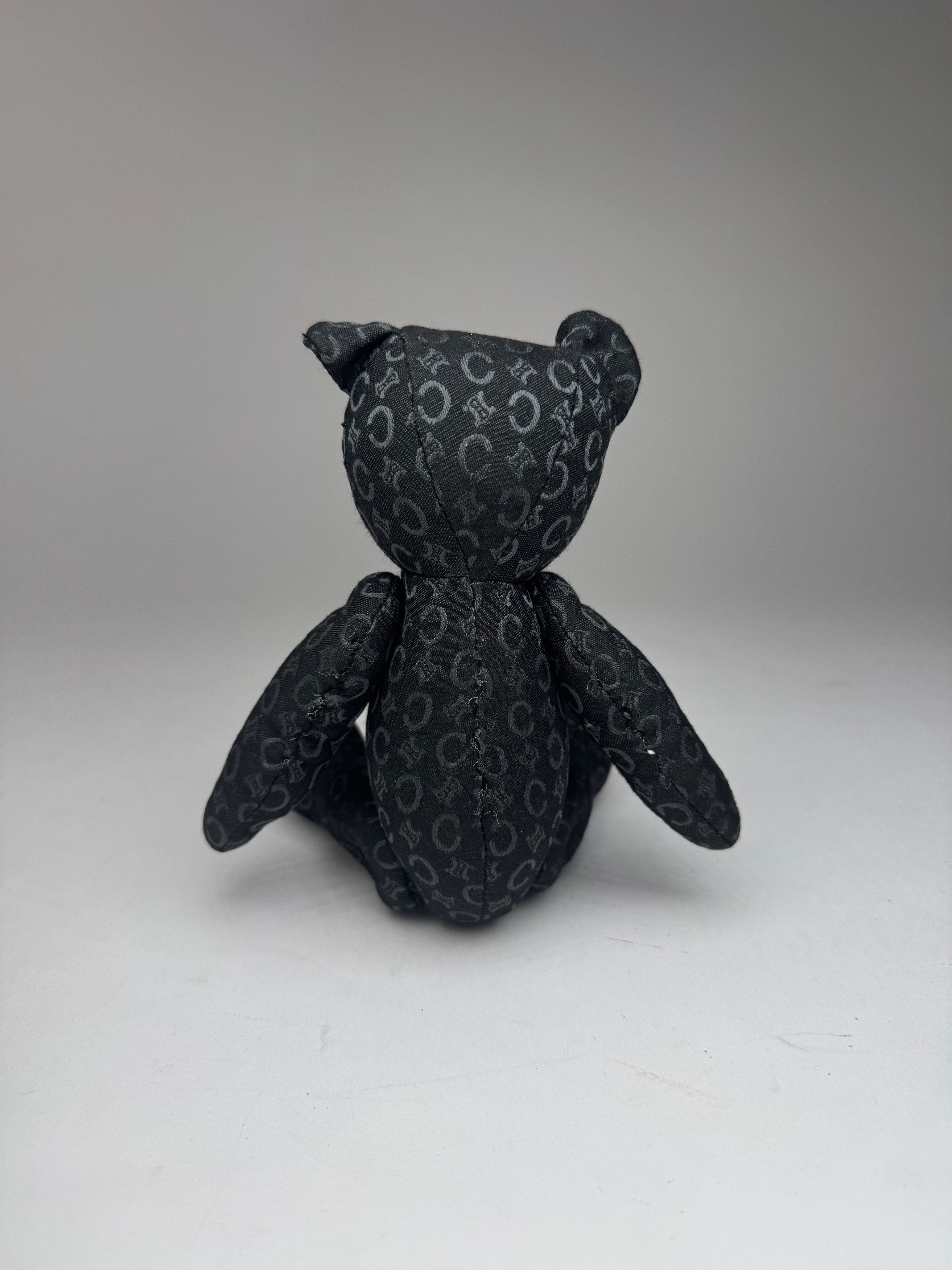 Celine Vintage Paris Canvas Monogramm Teddy Bear black Size ONE SIZE - 5 Thumbnail