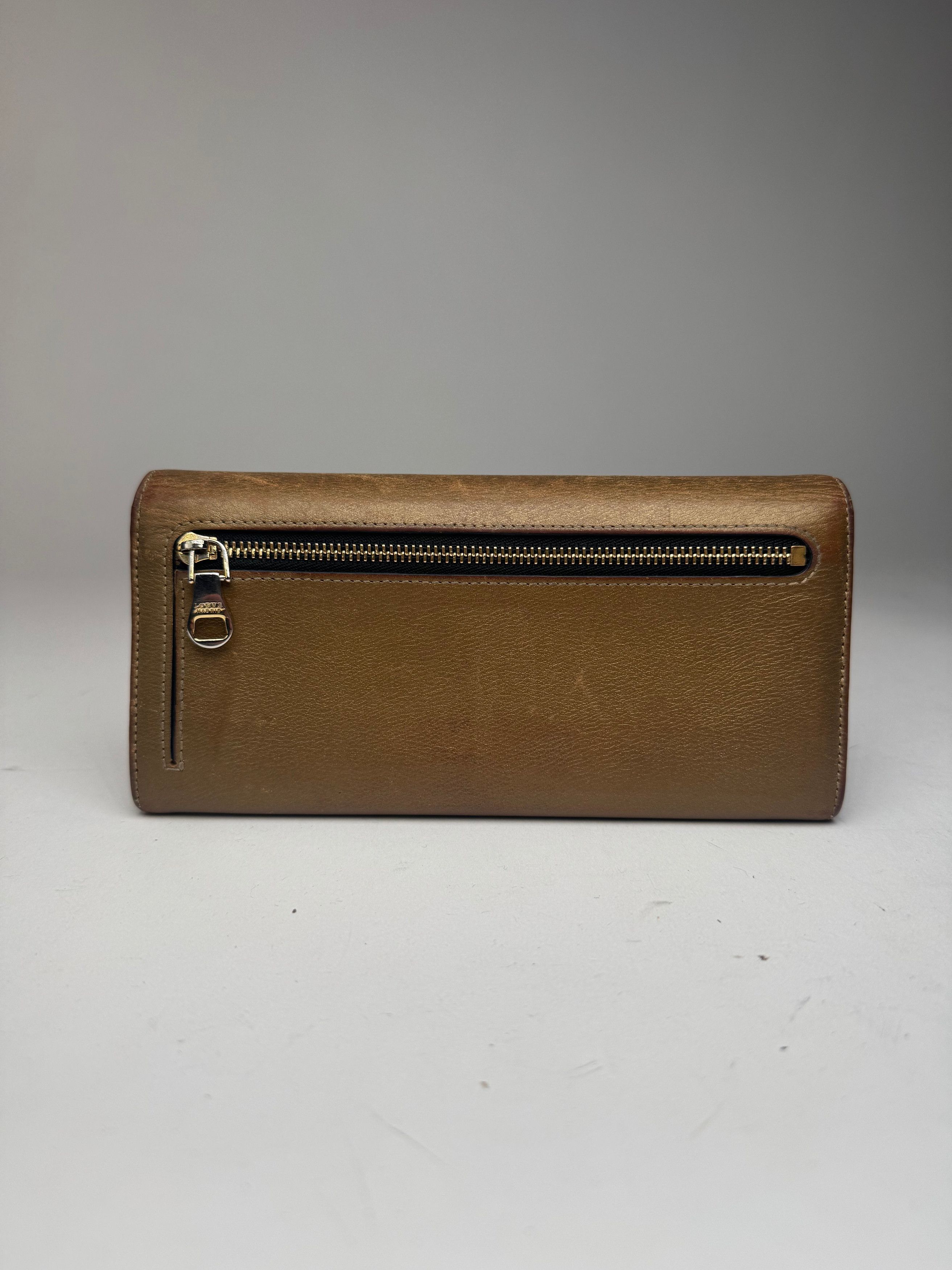 Loewe Vintage Madrid anagram leather wallet golden Size ONE SIZE - 2 Thumbnail