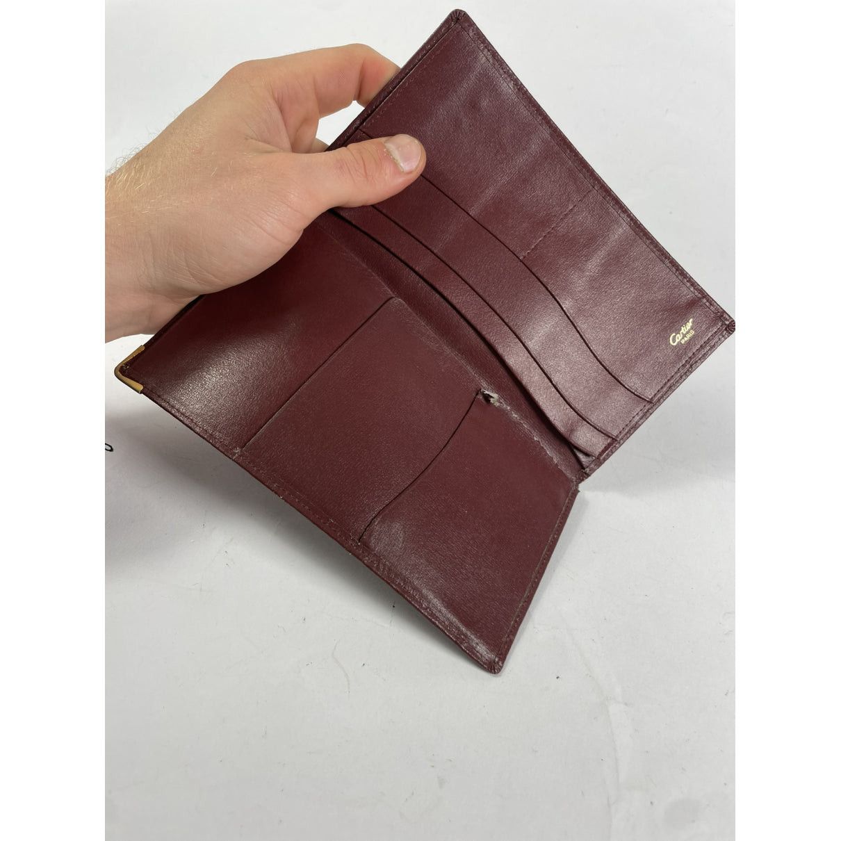 Cartier Burgundy Patent Leather Purse Size ONE SIZE - 4 Thumbnail