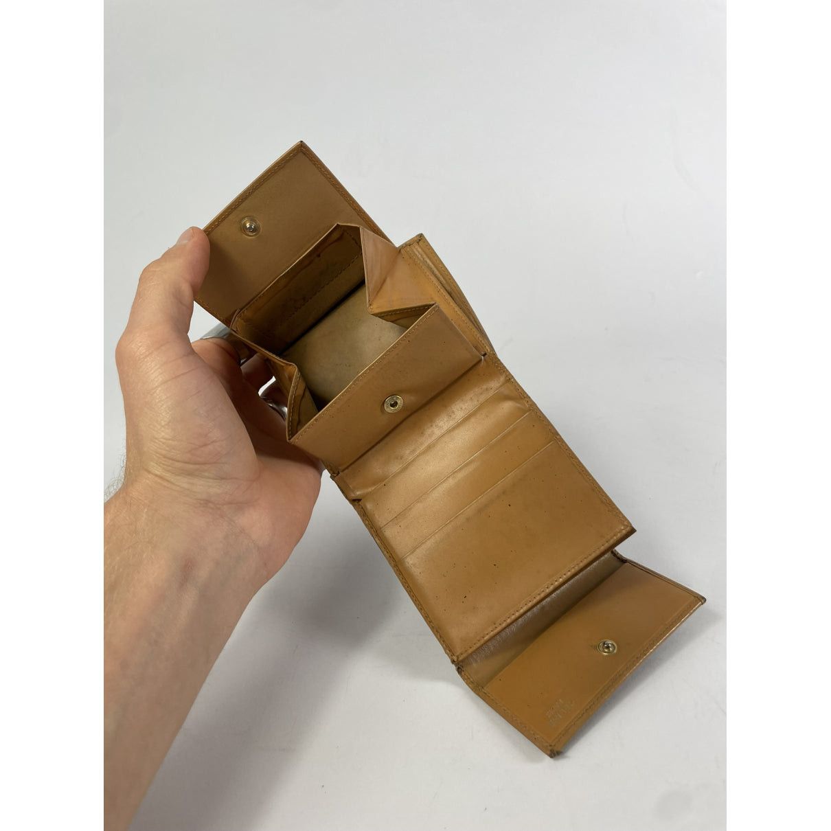 Celine Triomphe Brown Leather Wallet Size ONE SIZE - 5 Thumbnail