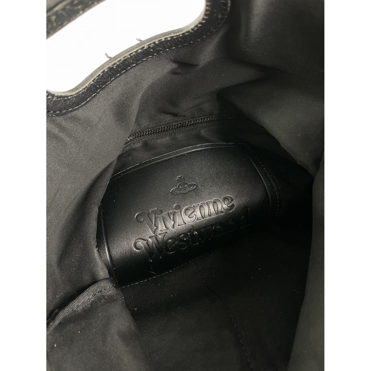 Vivienne Westwood Black Leather Handbag Size ONE SIZE - 3 Thumbnail