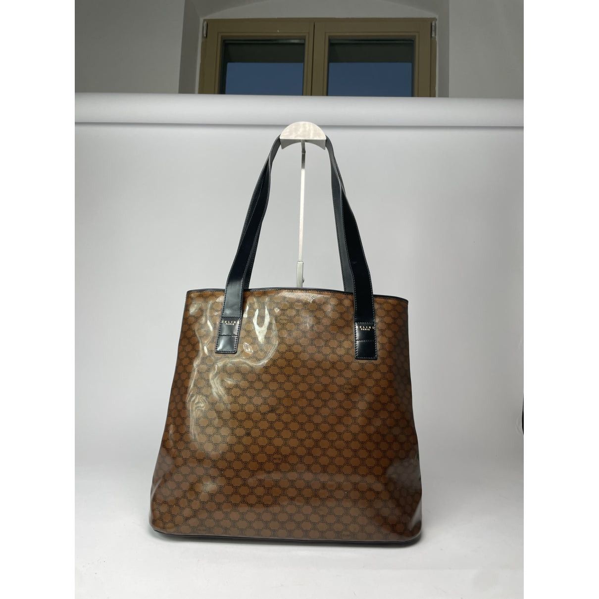 Celine SAC SEAU Brown Patent Leather Handbag Size ONE SIZE - 4 Thumbnail