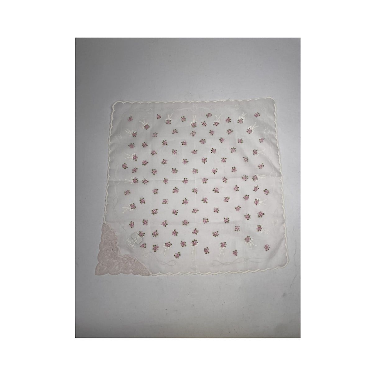 Celine White Silk Silk Handkerchief Size ONE SIZE - 4 Thumbnail