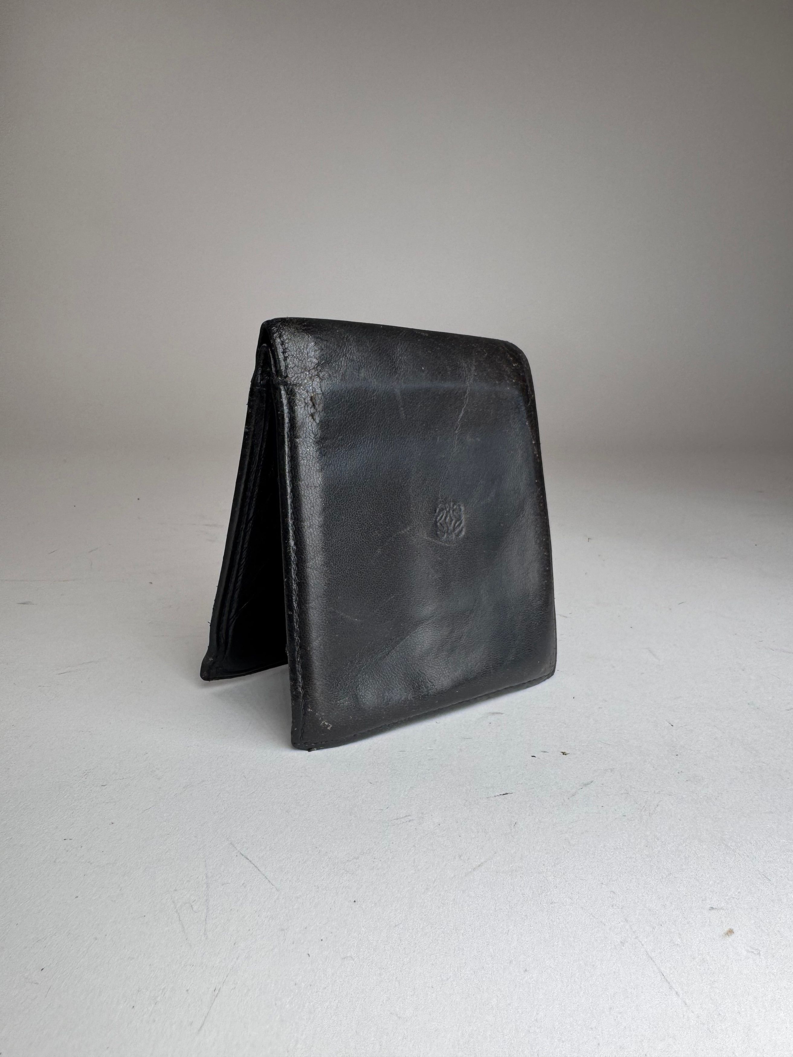 Loewe Vintage Madrid Flapable Leather wallet Black Size ONE SIZE - 5 Thumbnail