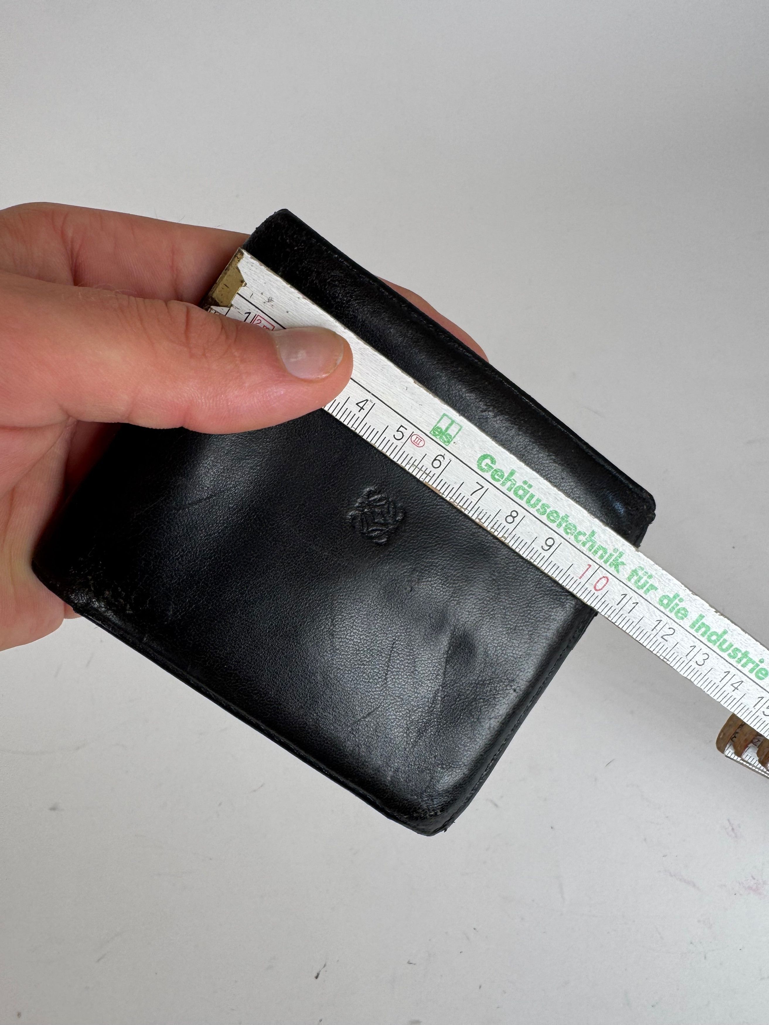 Loewe Vintage Madrid Flapable Leather wallet Black Size ONE SIZE - 12 Thumbnail