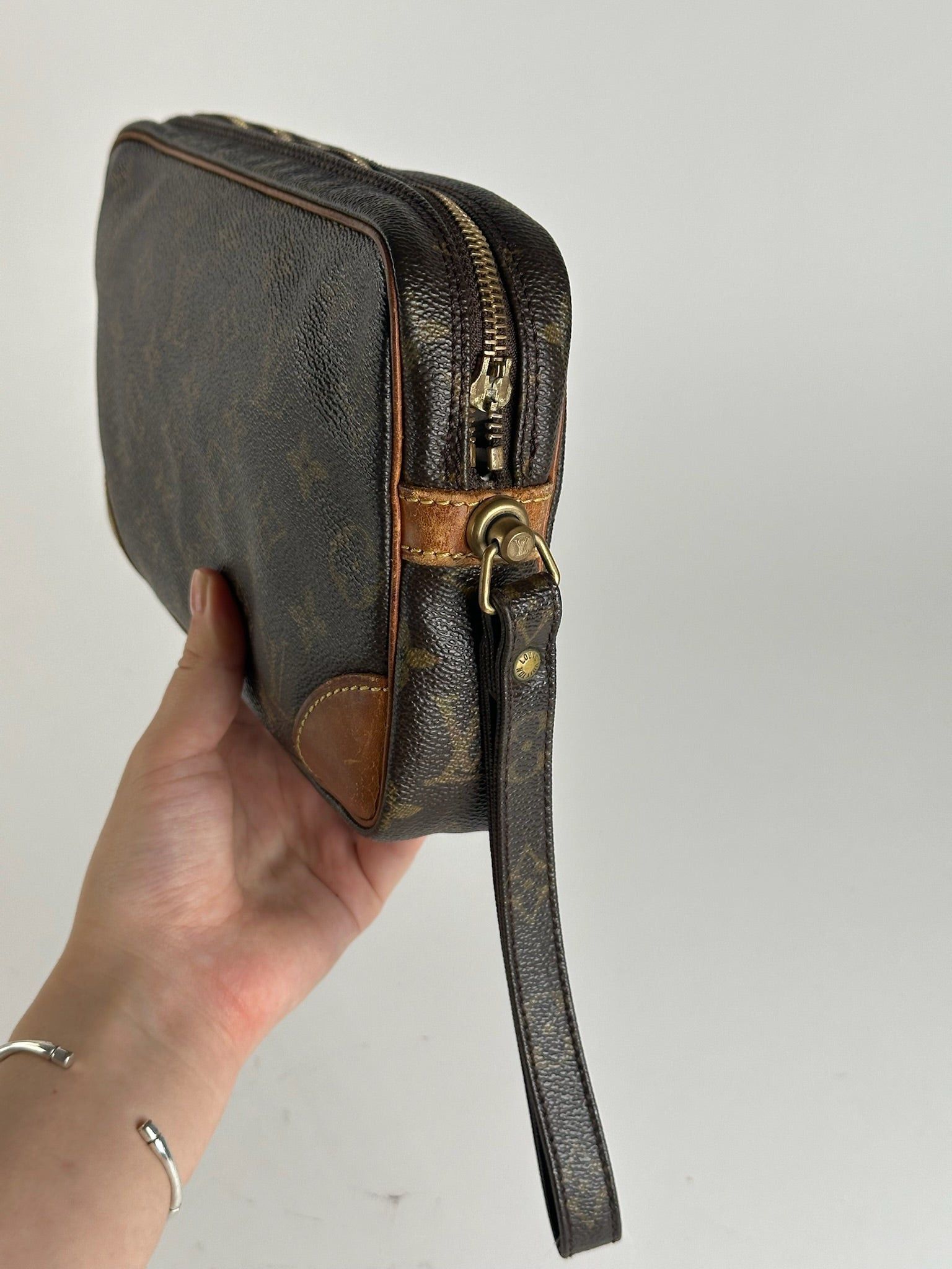 Louis Vuitton Vintage Leather Monogram Clutch Brown Size ONE SIZE - 7 Thumbnail