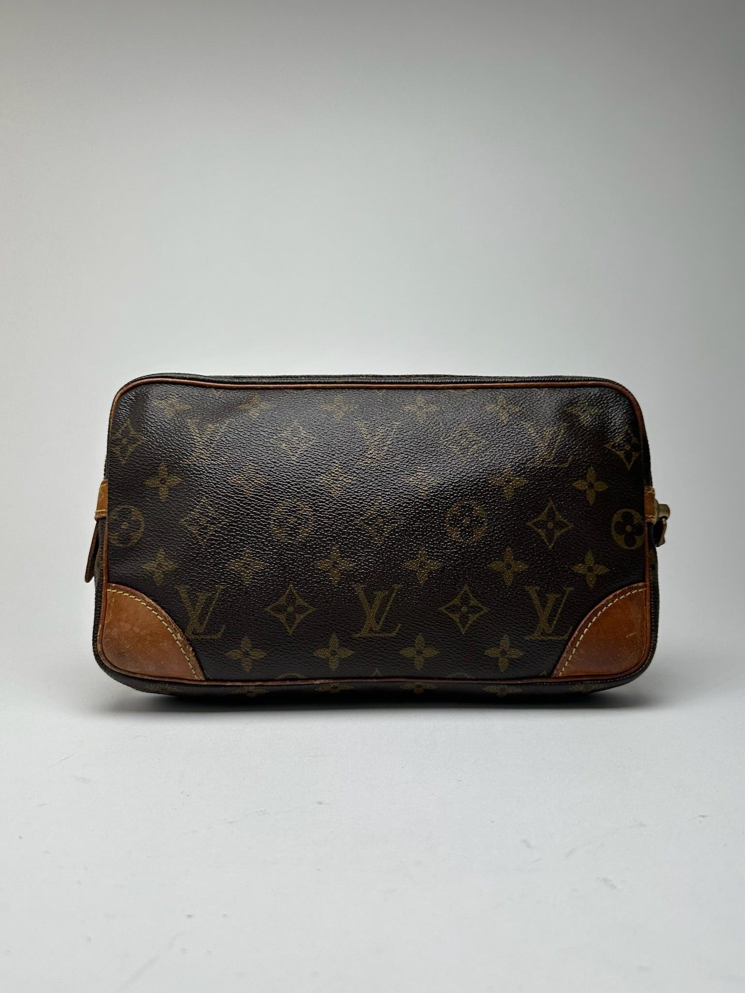 Louis Vuitton Vintage Leather Monogram Clutch Brown Size ONE SIZE - 2 Thumbnail