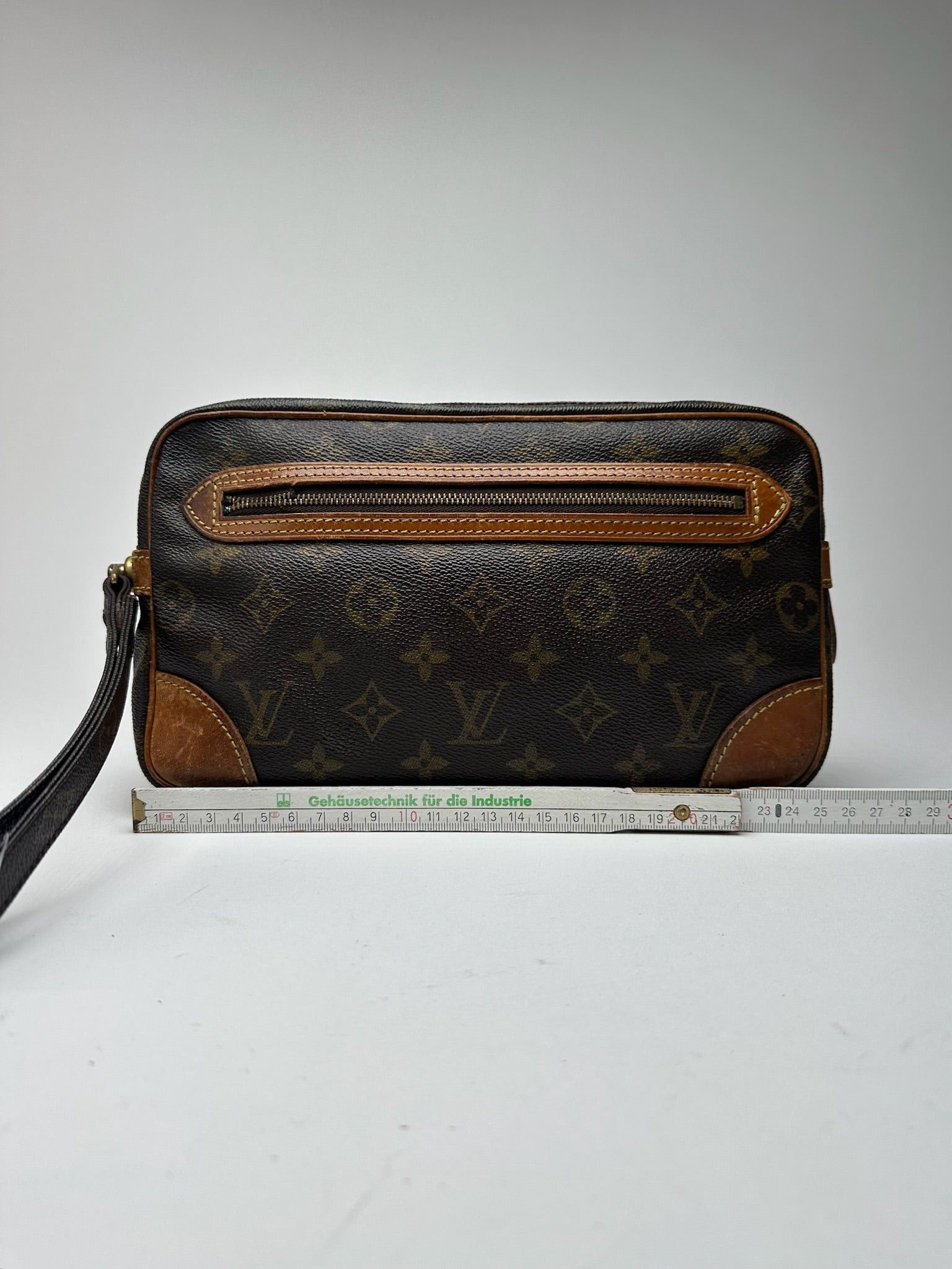 Louis Vuitton Vintage Leather Monogram Clutch Brown Size ONE SIZE - 12 Thumbnail