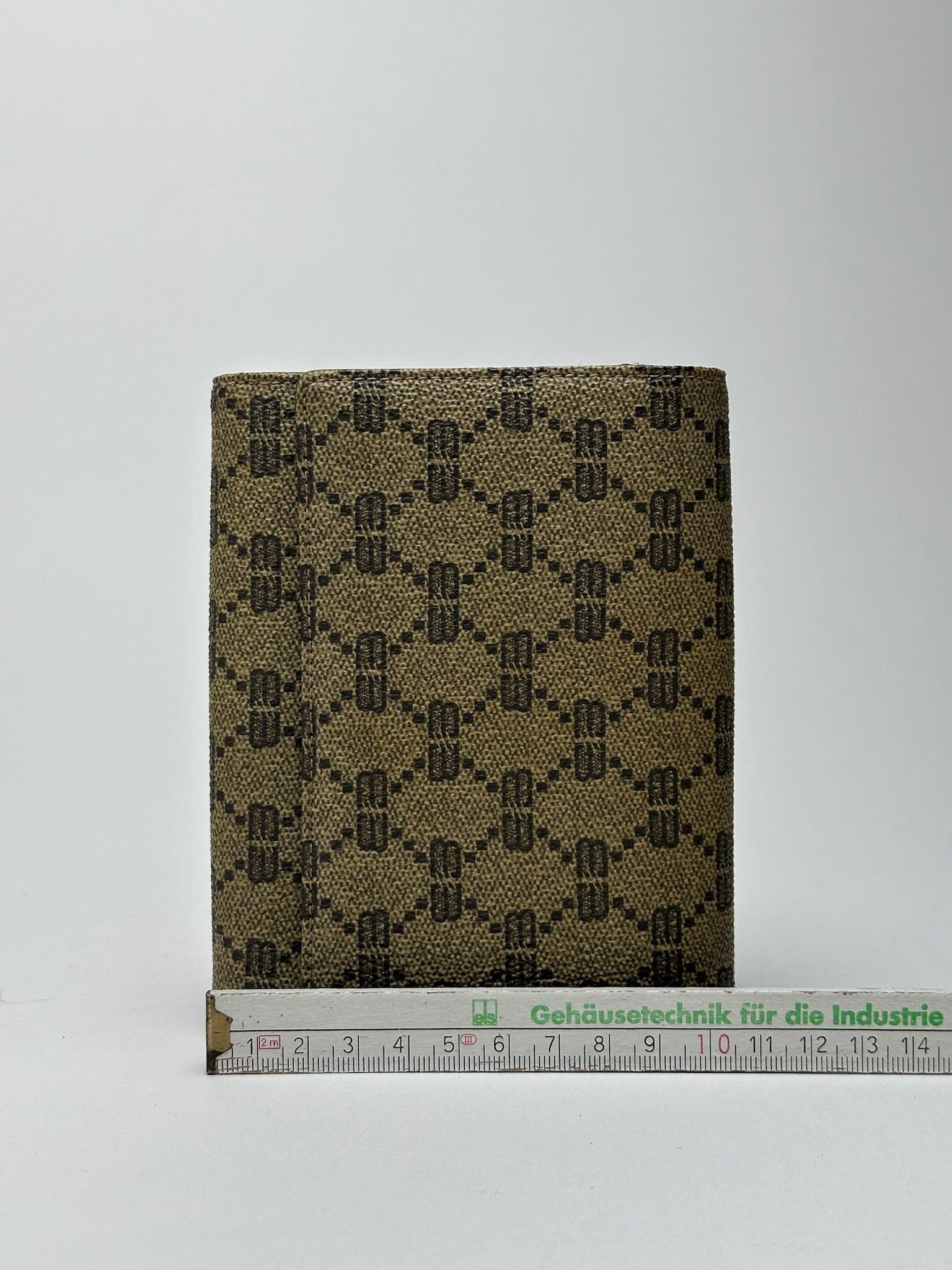 Balenciaga Vintage Leather Monogram Wallet Brown Size ONE SIZE - 9 Thumbnail