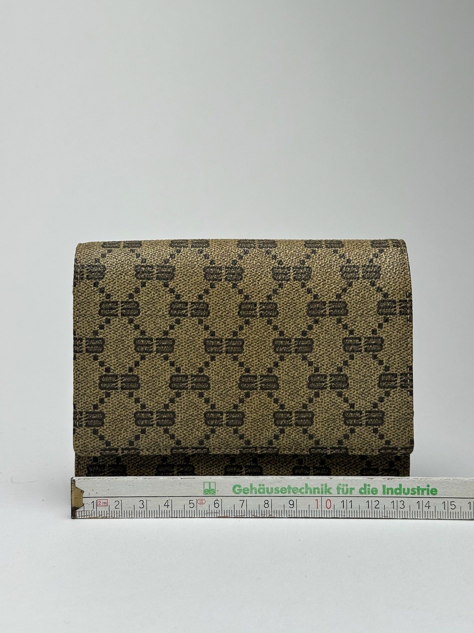 Balenciaga Vintage Leather Monogram Wallet Brown Size ONE SIZE - 10 Thumbnail