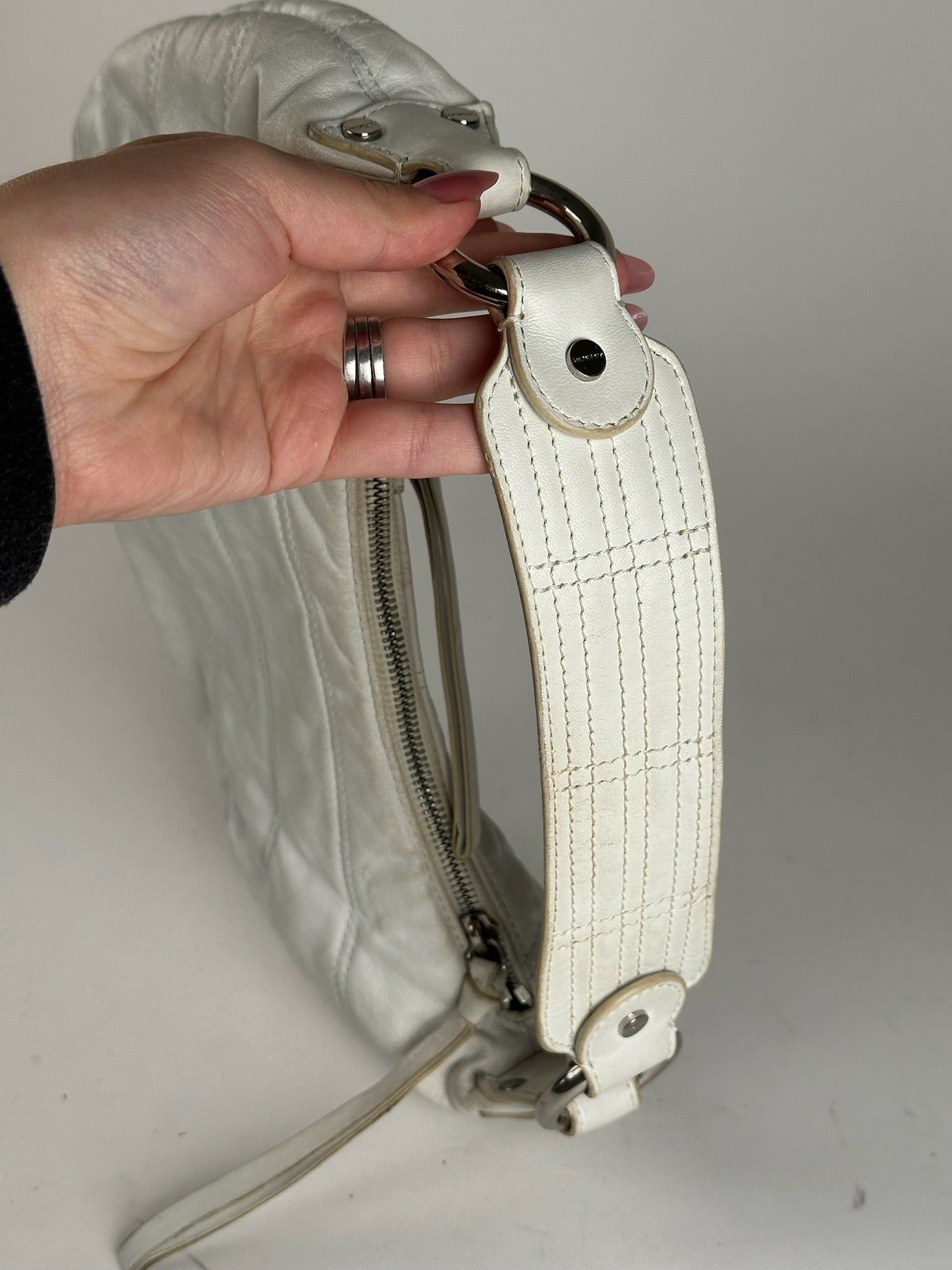 Givenchy Vintage Cotton Leather bag white Size ONE SIZE - 6 Thumbnail
