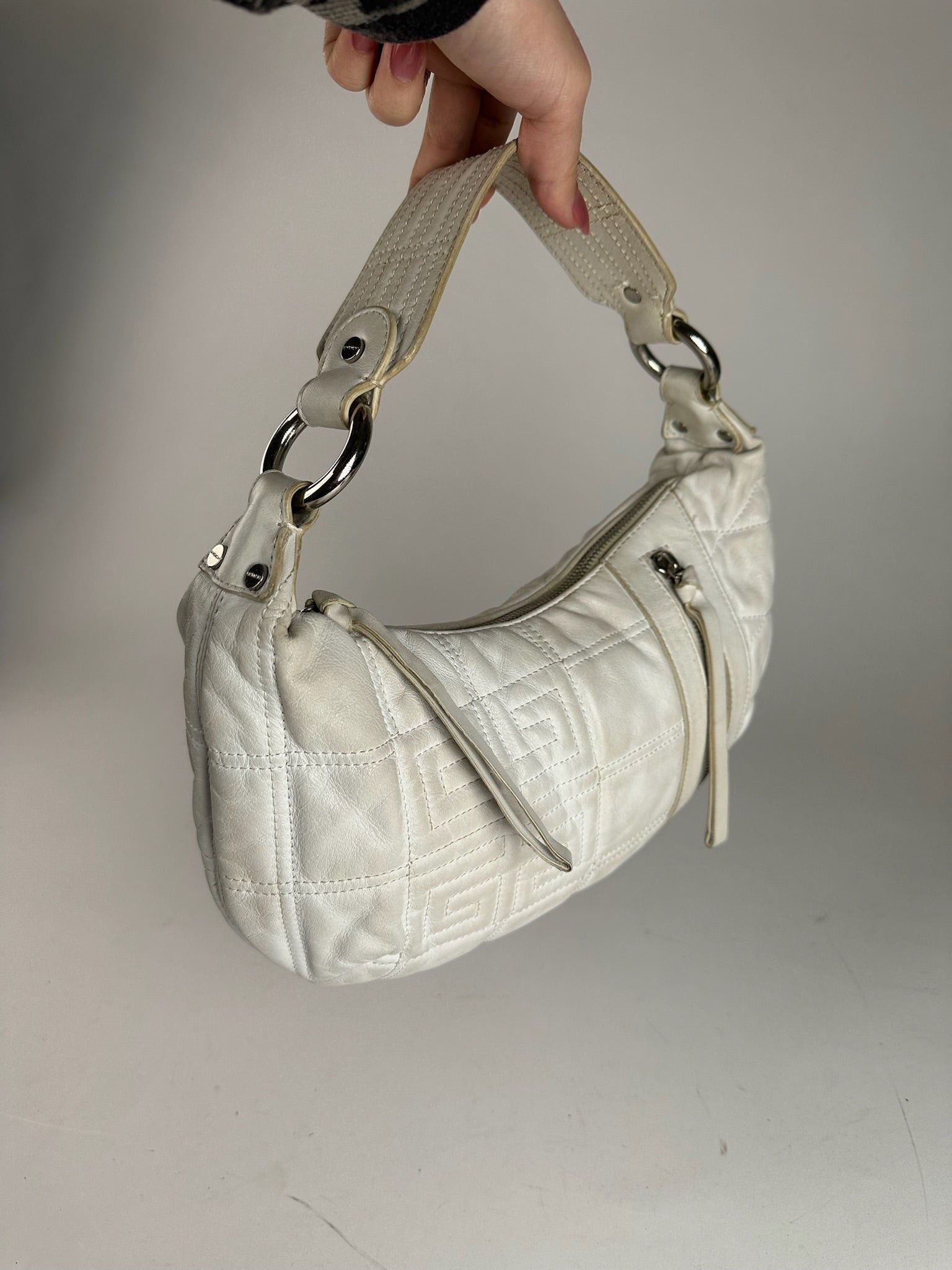 Givenchy Vintage Cotton Leather bag white Size ONE SIZE - 4 Thumbnail