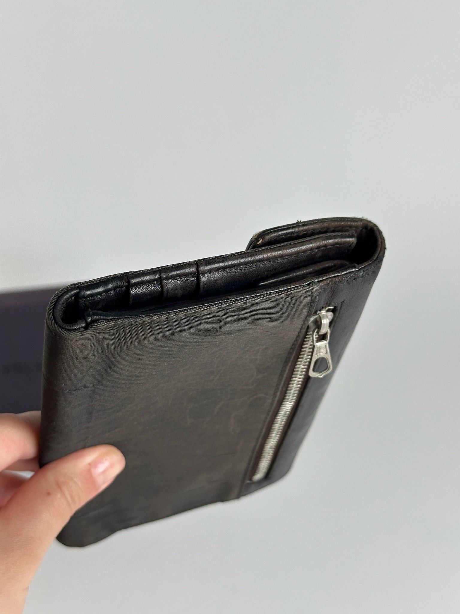 Prada Vintage Leather wallet Black Size ONE SIZE - 8 Thumbnail