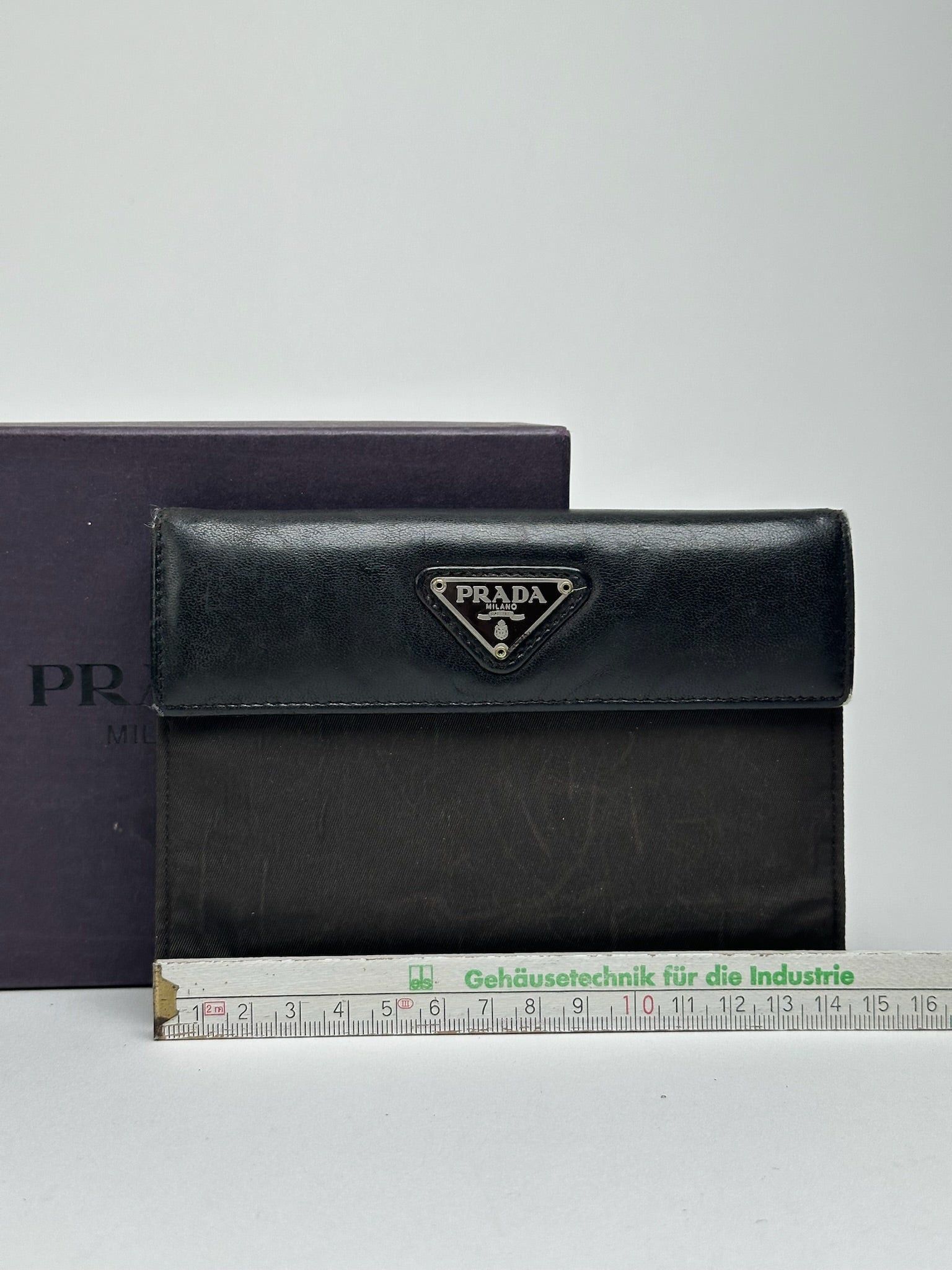 Prada Vintage Leather wallet Black Size ONE SIZE - 12 Thumbnail