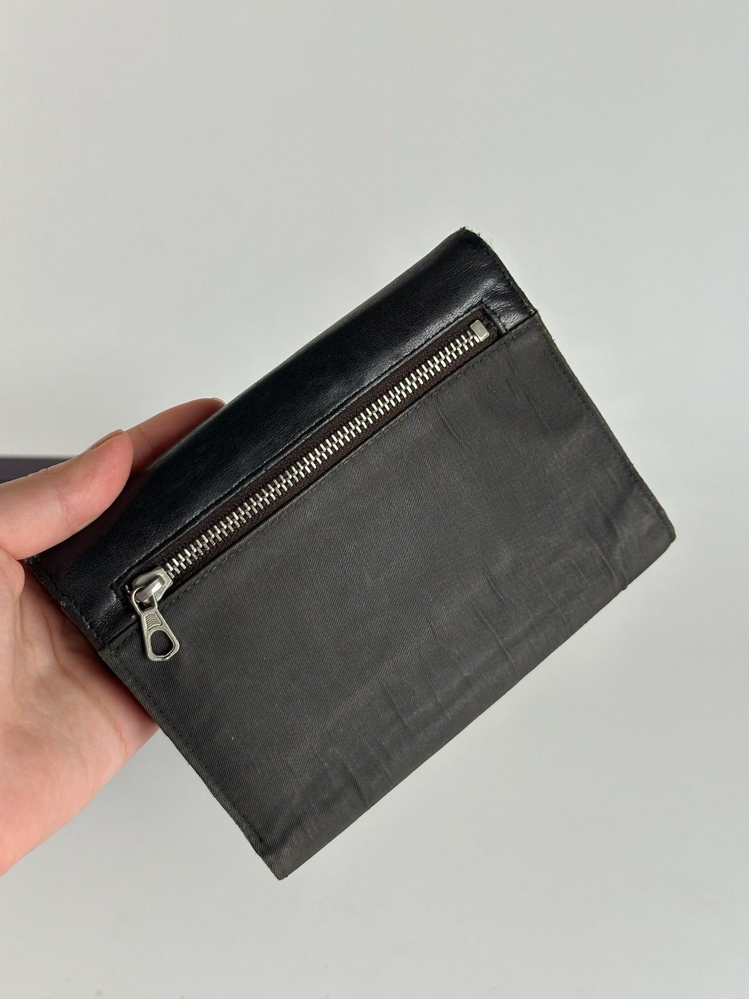 Prada Vintage Leather wallet Black Size ONE SIZE - 9 Thumbnail