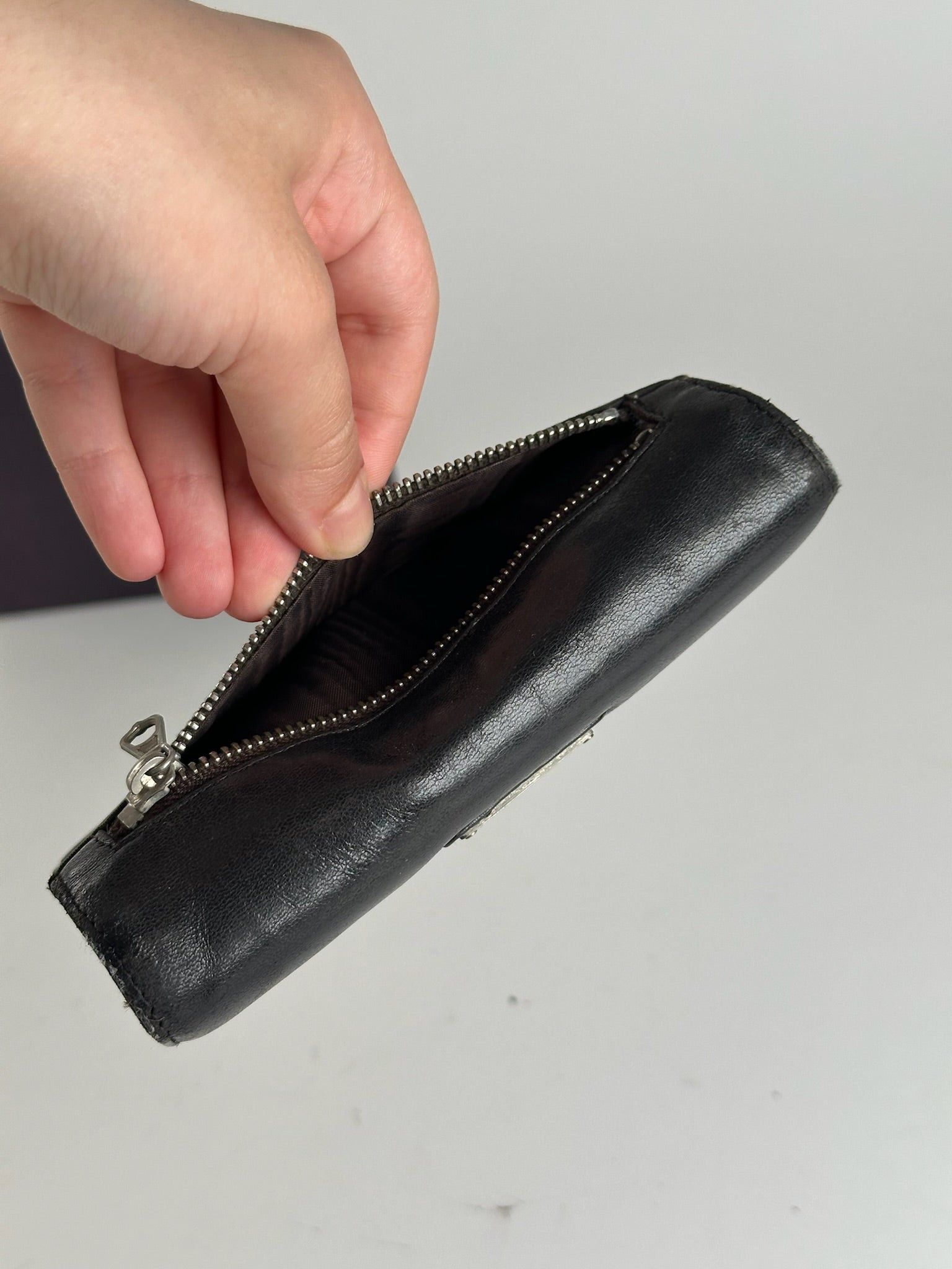 Prada Vintage Leather wallet Black Size ONE SIZE - 6 Thumbnail