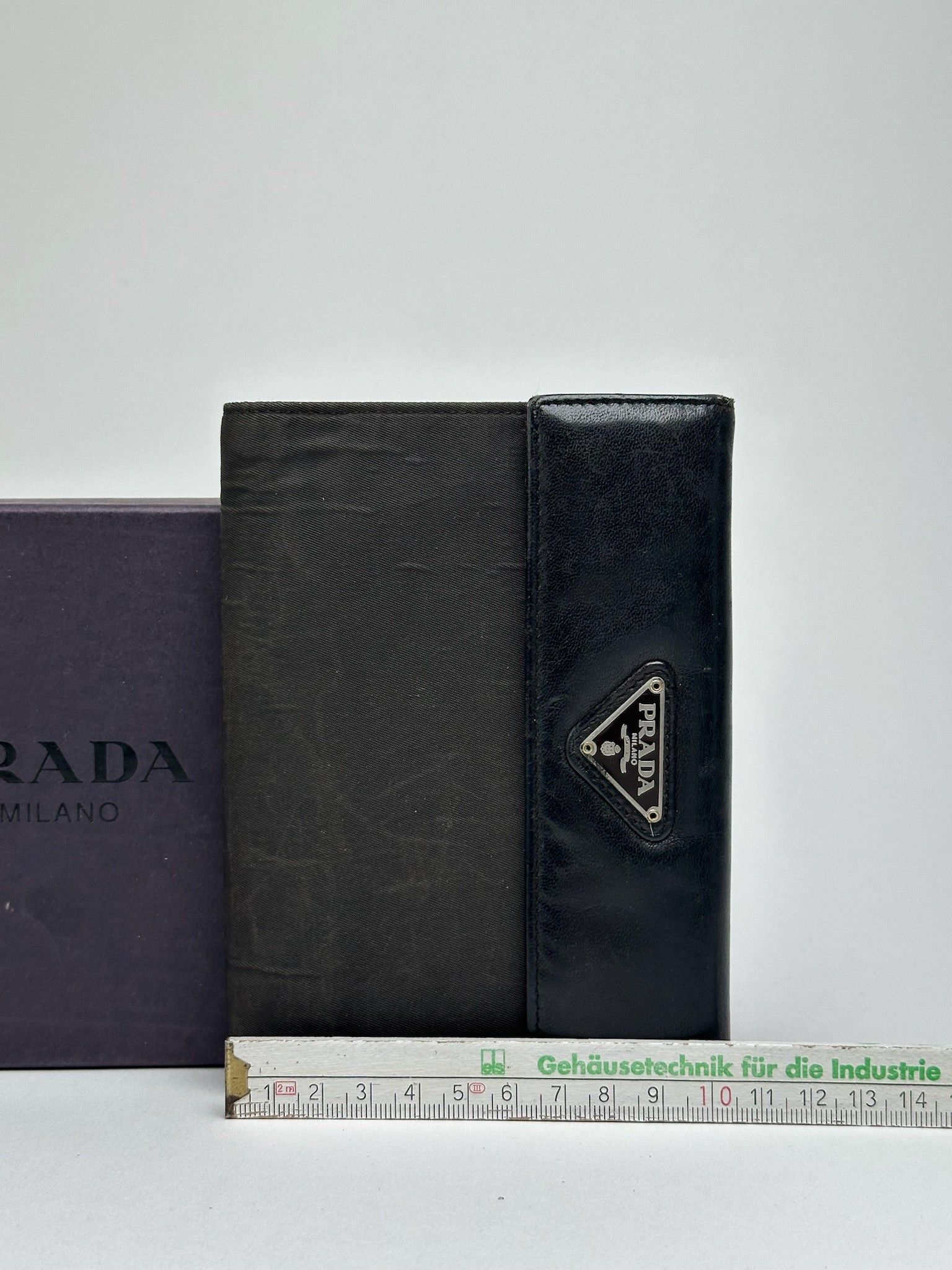 Prada Vintage Leather wallet Black Size ONE SIZE - 11 Thumbnail