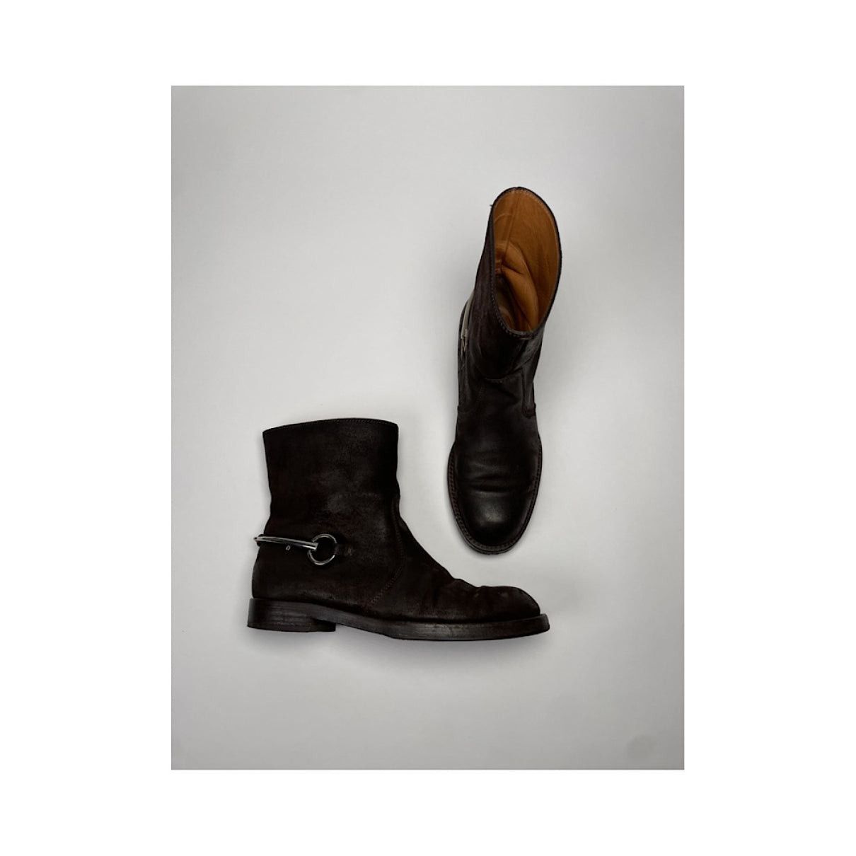 Gucci Black Leather Boot Size US 6.5 / IT 36.5 - 2 Thumbnail