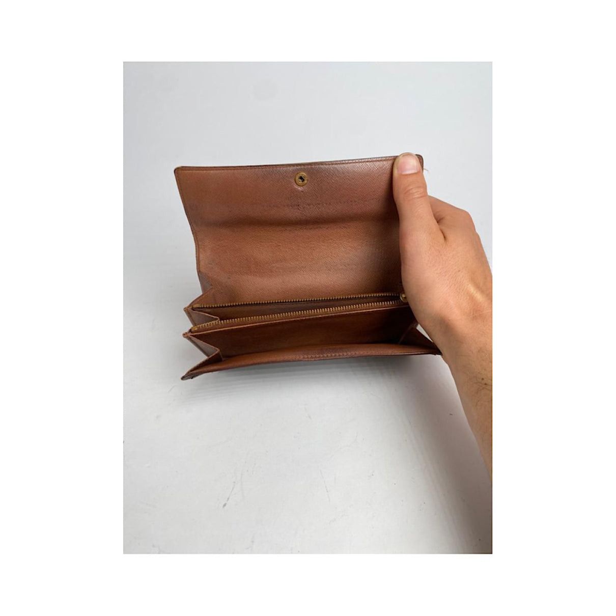 Louis Vuitton Flore Brown Leather Wallet Size ONE SIZE - 4 Thumbnail