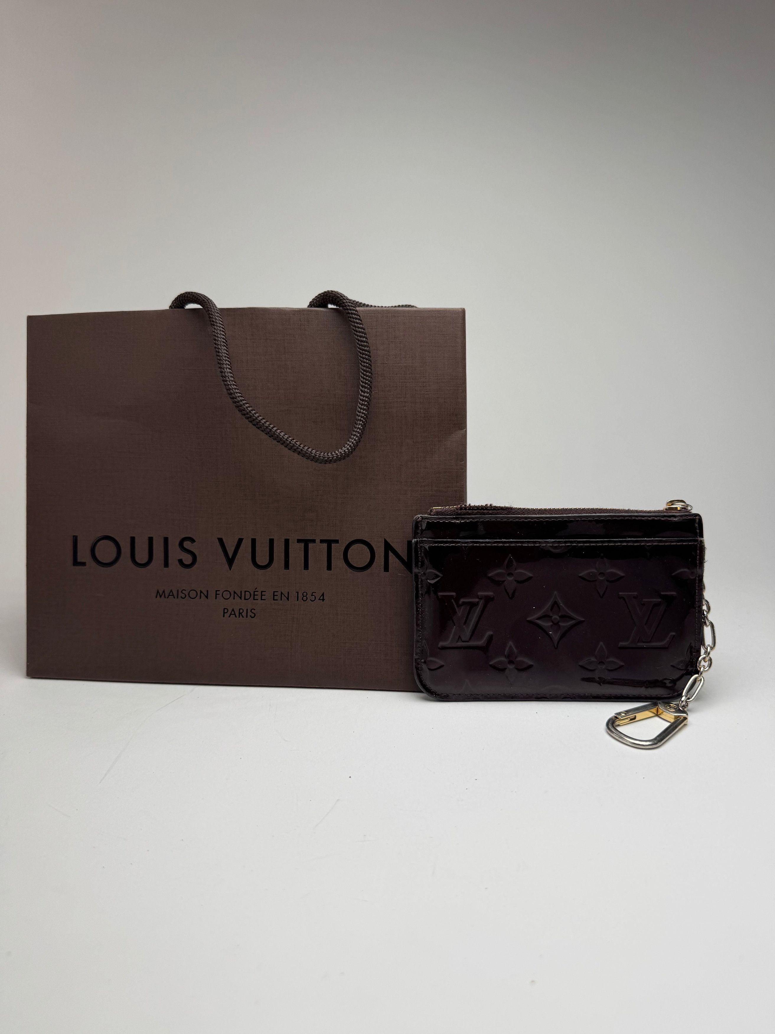 Louis Vuitton Vintage le Dauphine card holder Vernis Leather purple Size ONE SIZE - 2 Thumbnail