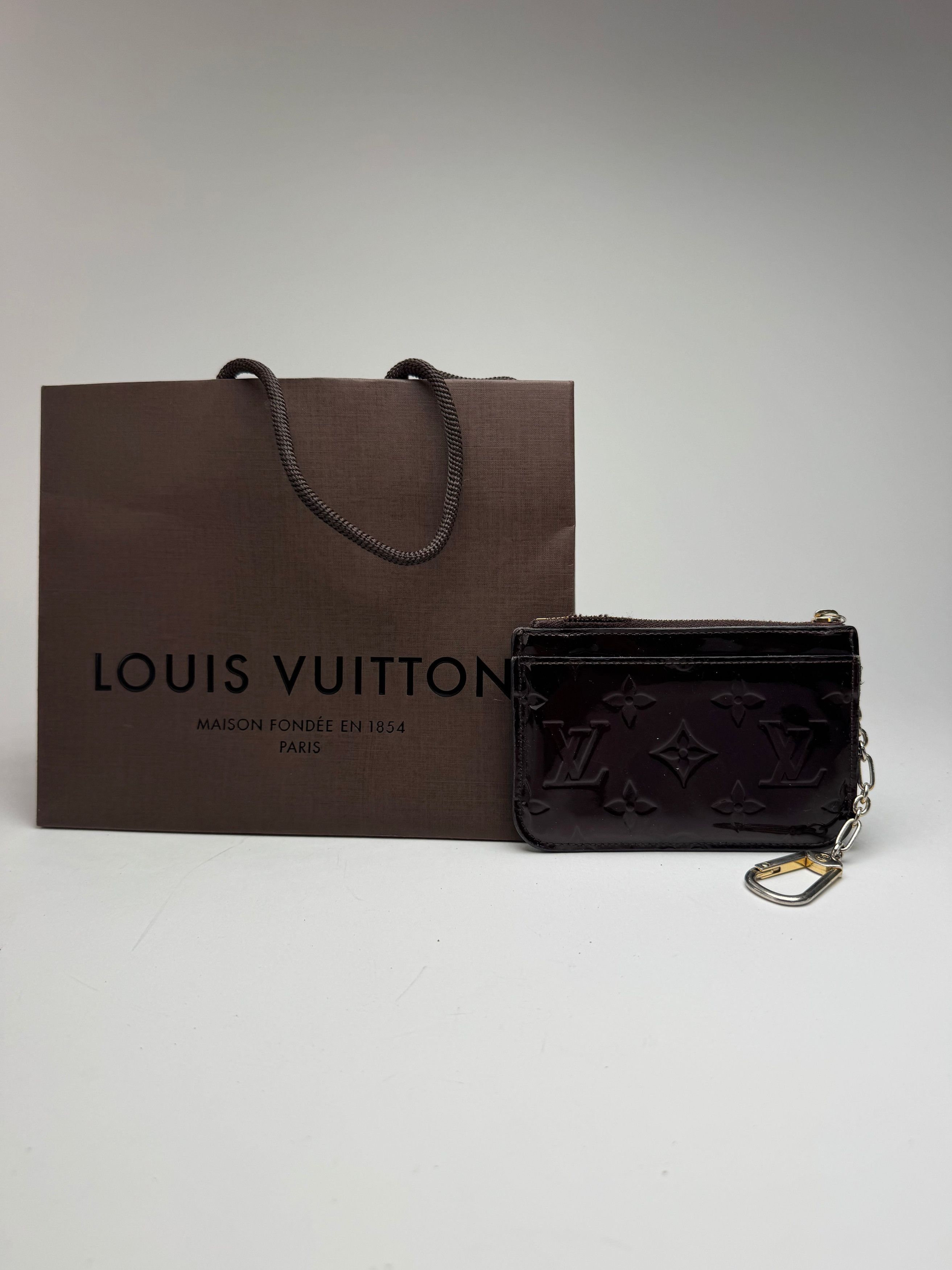 Louis Vuitton Vintage le Dauphine card holder Vernis Leather purple Size ONE SIZE - 7 Thumbnail