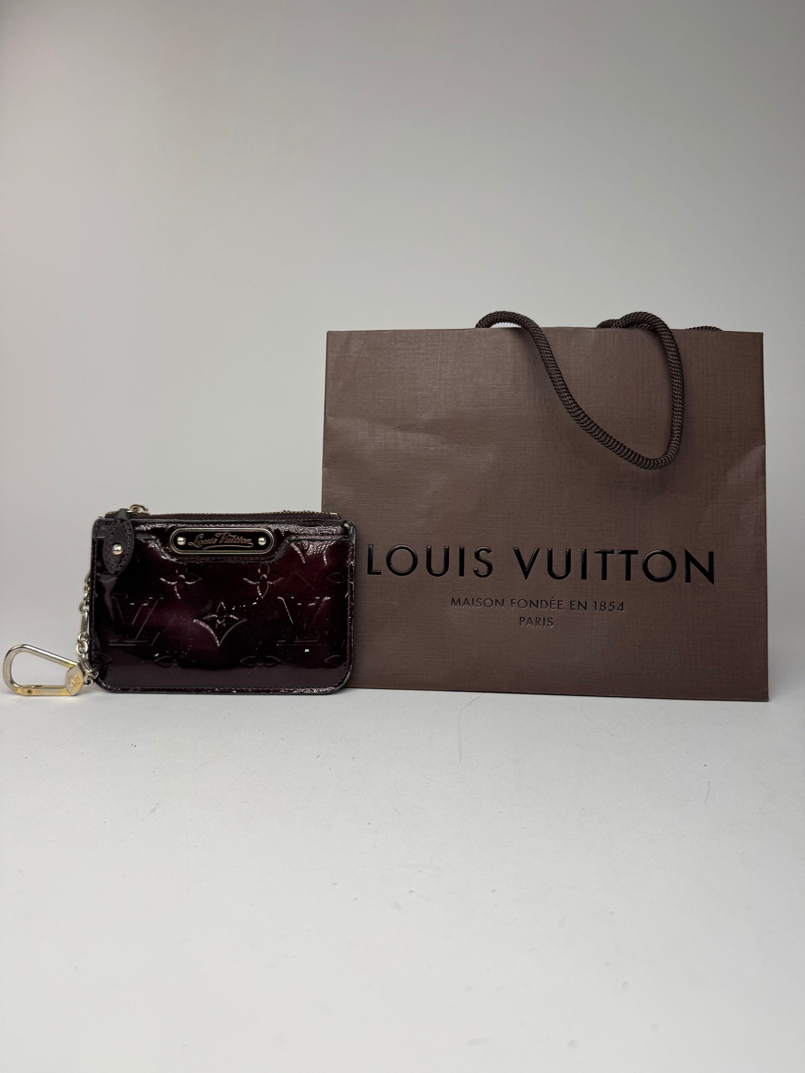 Louis Vuitton Vintage le Dauphine card holder Vernis Leather purple Size ONE SIZE - 14 Thumbnail