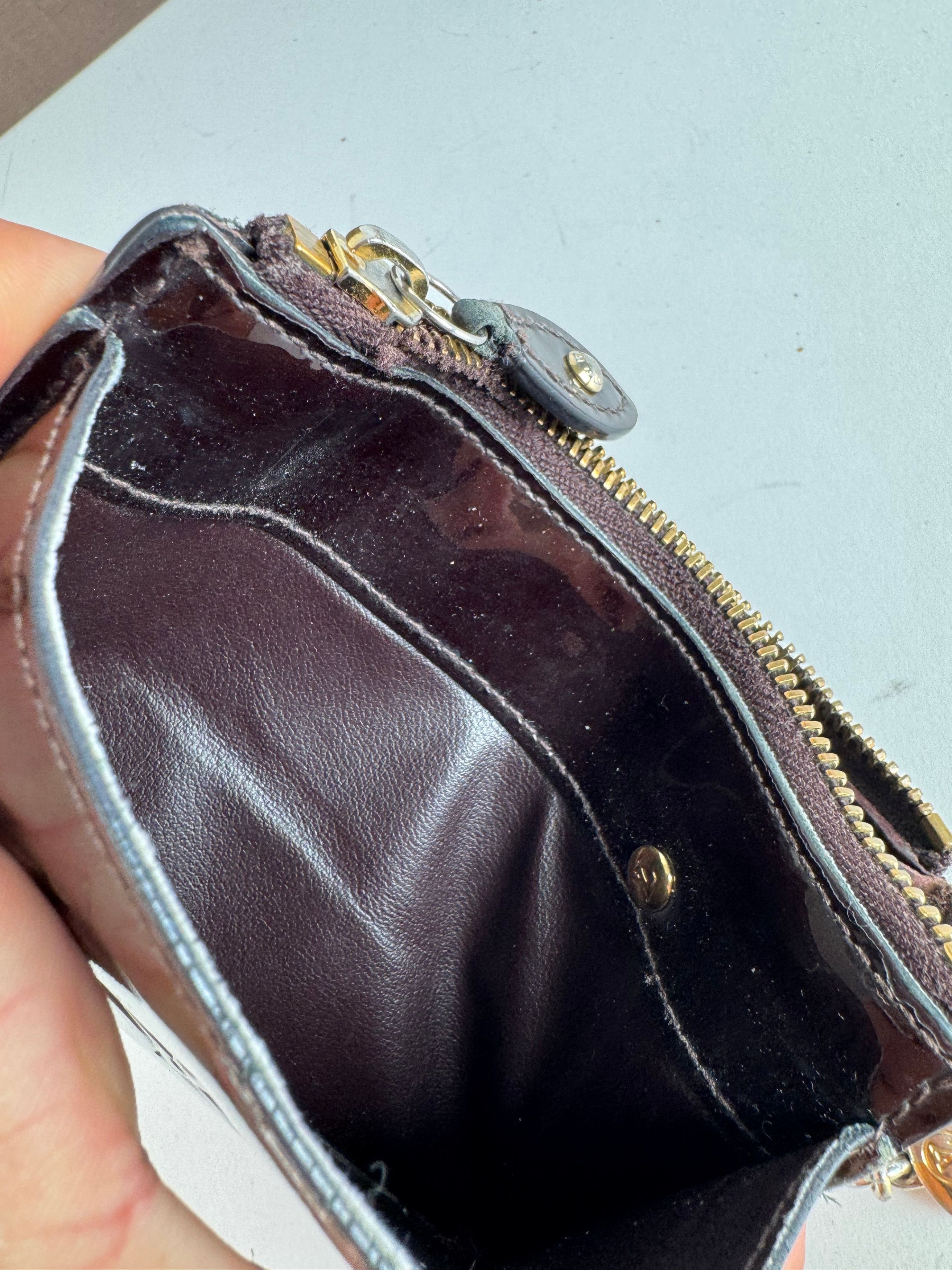 Louis Vuitton Vintage le Dauphine card holder Vernis Leather purple Size ONE SIZE - 5 Thumbnail