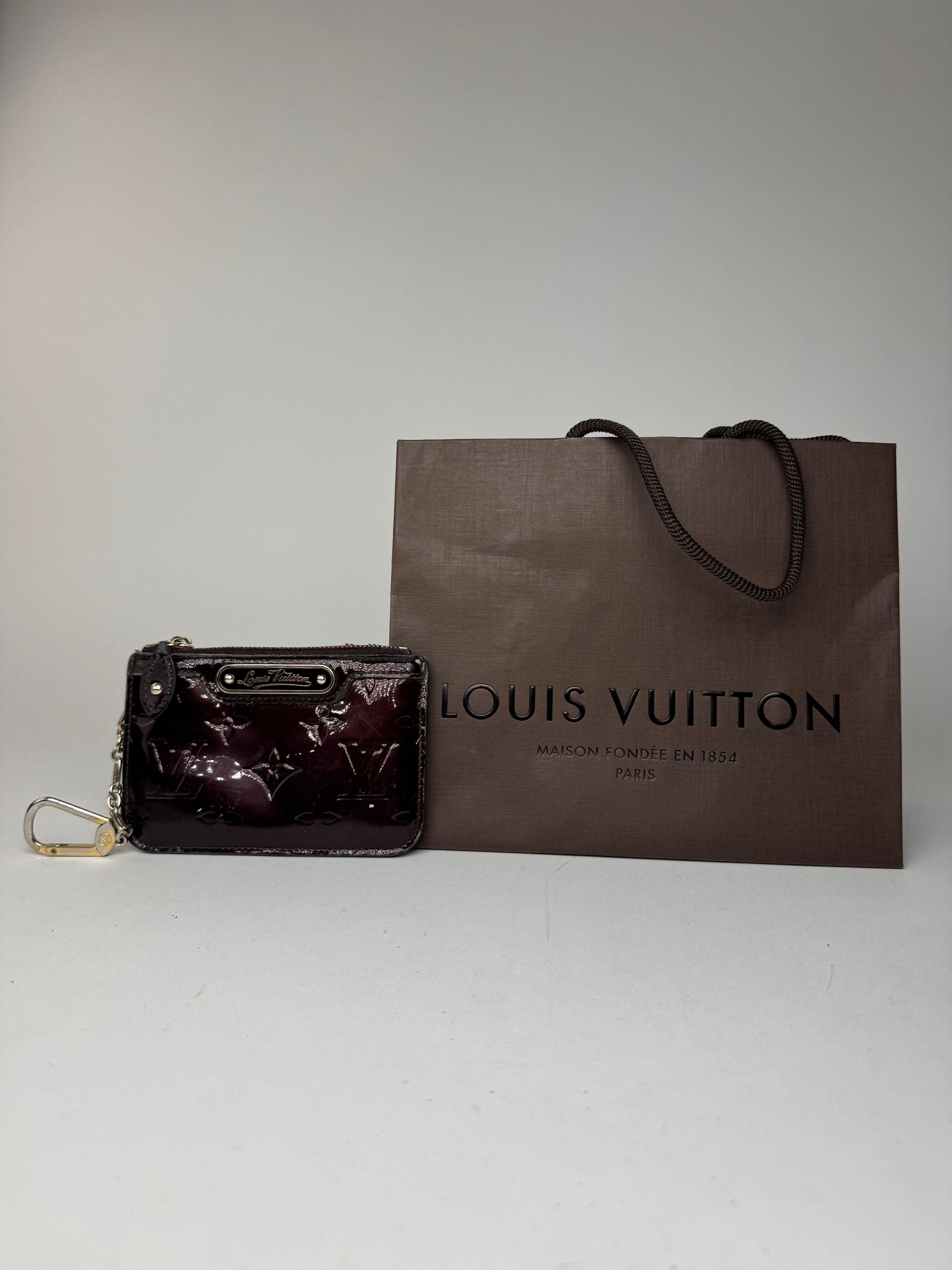 Louis Vuitton Vintage le Dauphine card holder Vernis Leather purple Size ONE SIZE - 9 Thumbnail