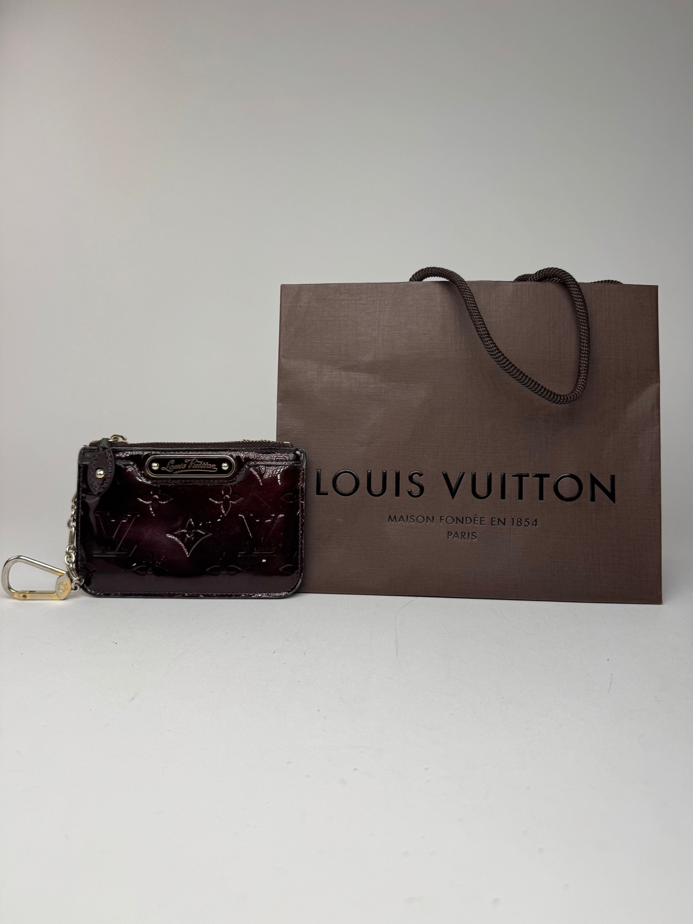 Louis Vuitton Vintage le Dauphine card holder Vernis Leather purple Size ONE SIZE - 15 Thumbnail