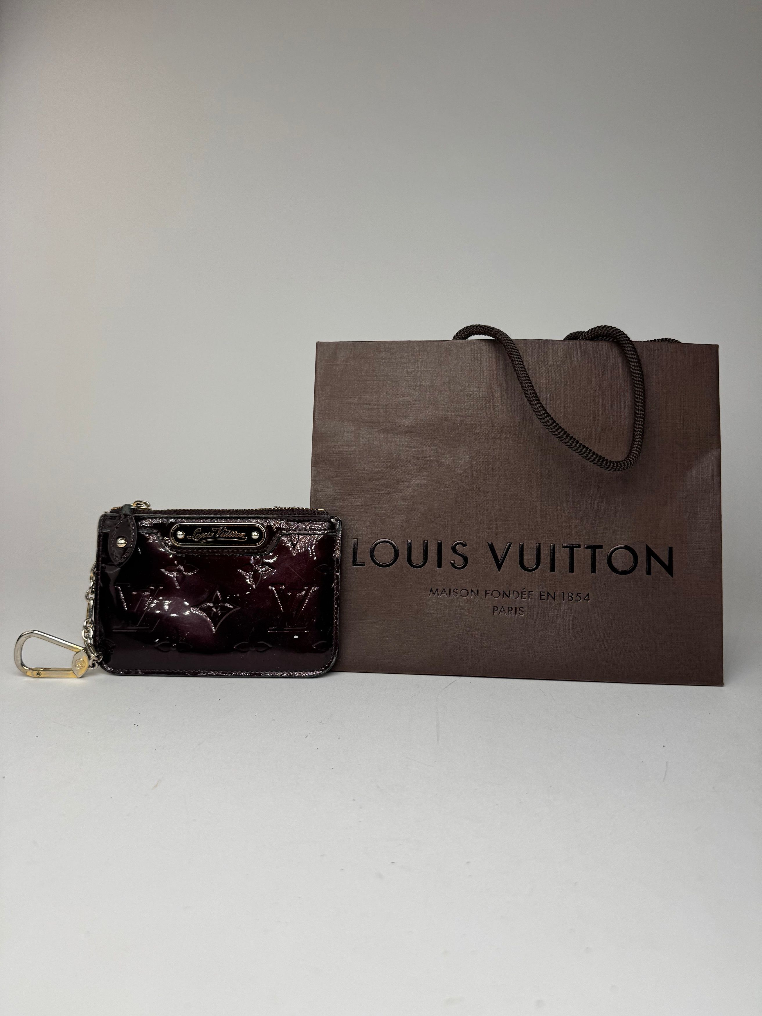 Louis Vuitton Vintage le Dauphine card holder Vernis Leather purple Size ONE SIZE - 3 Thumbnail