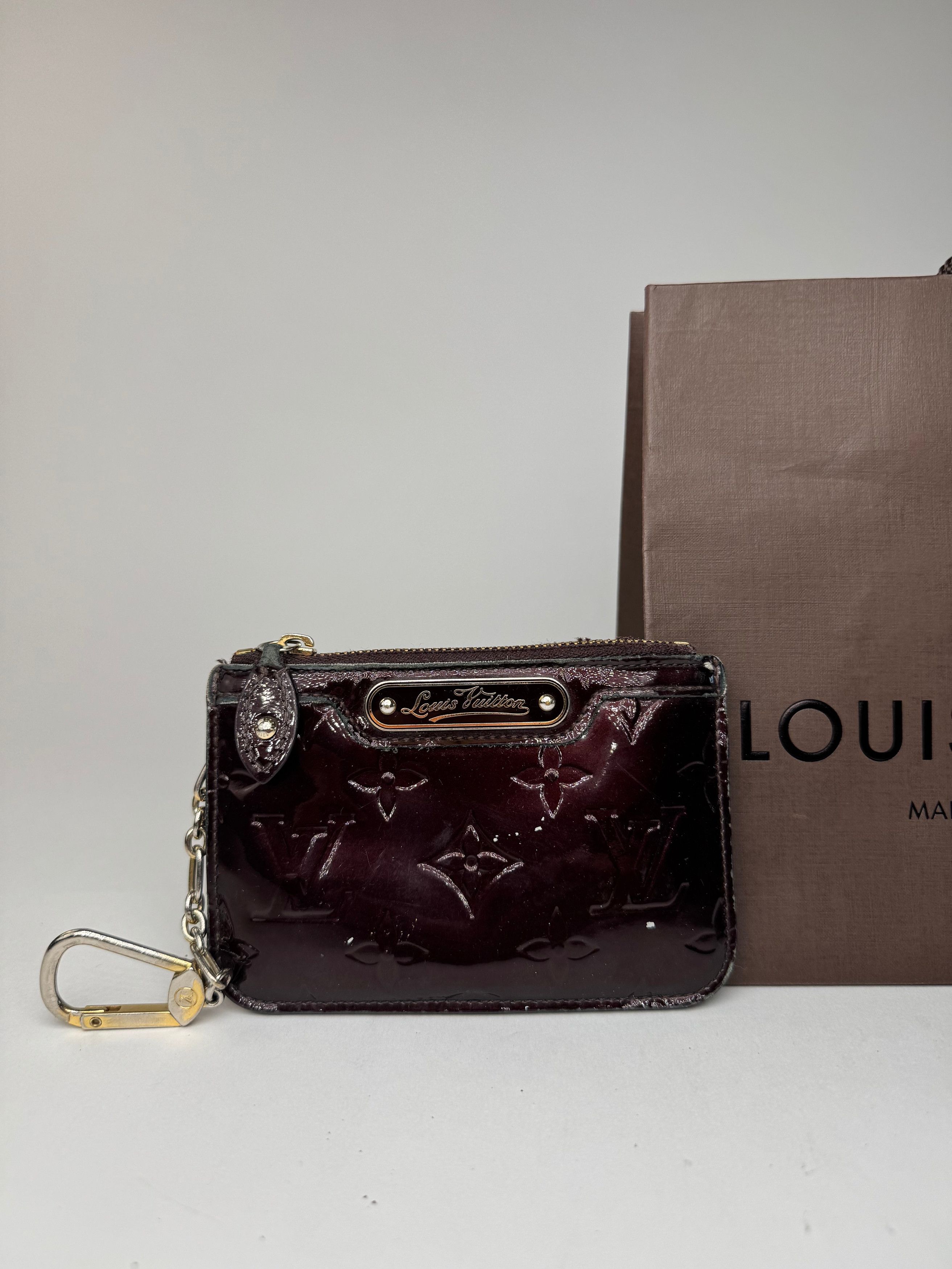 Louis Vuitton Vintage le Dauphine card holder Vernis Leather purple Size ONE SIZE - 13 Thumbnail
