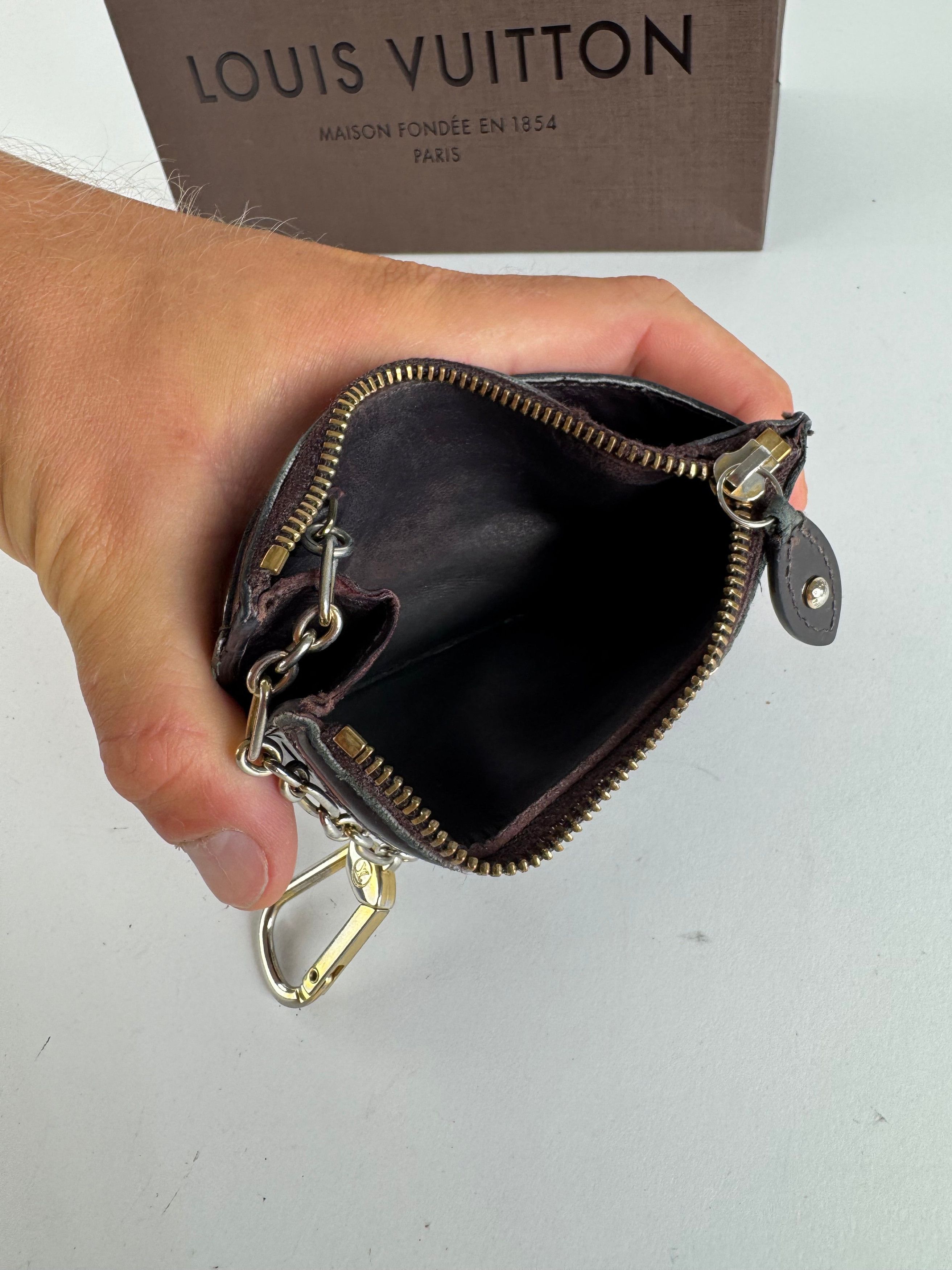 Louis Vuitton Vintage le Dauphine card holder Vernis Leather purple Size ONE SIZE - 4 Thumbnail