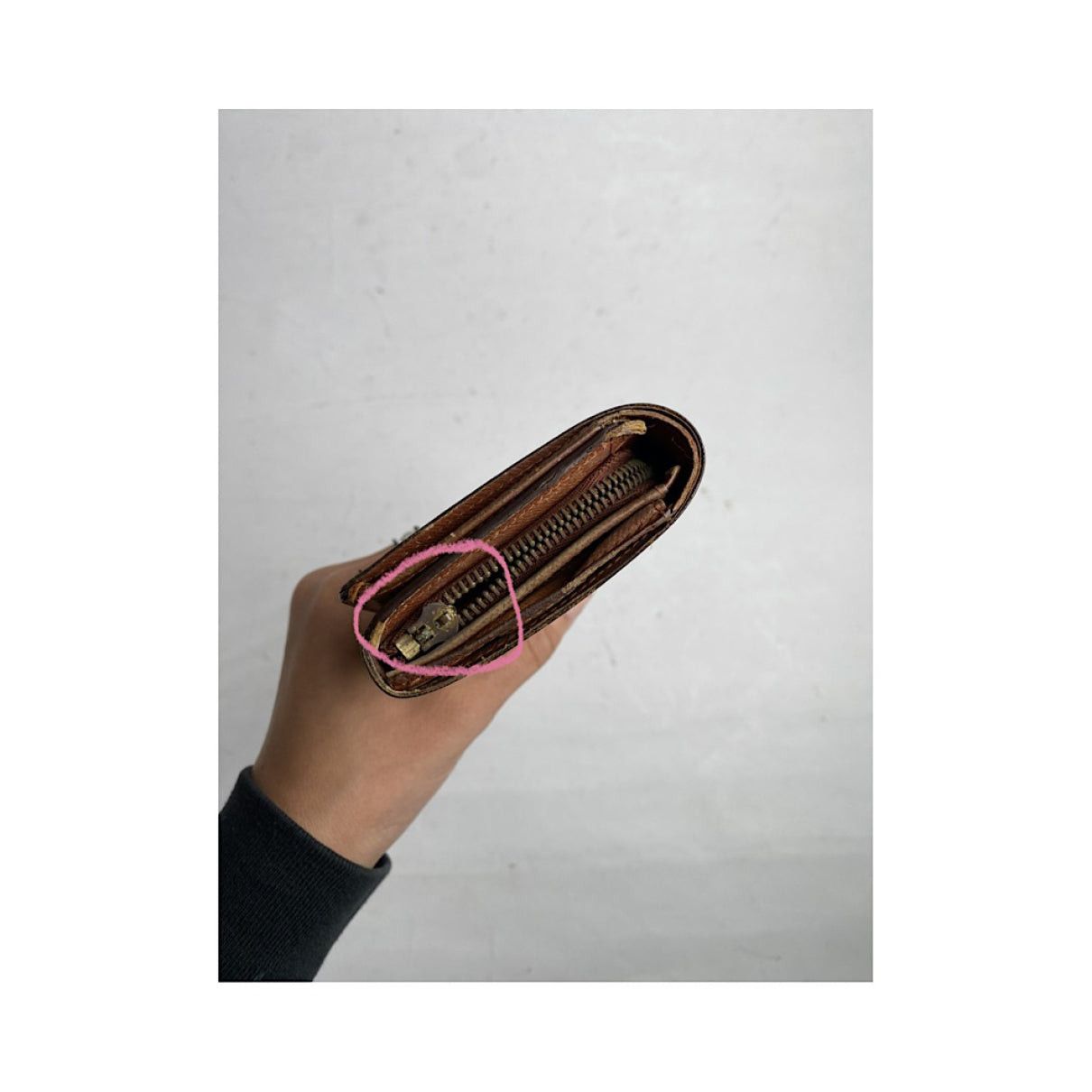 Louis Vuitton Flore Brown Leather Wallet Size ONE SIZE - 4 Thumbnail