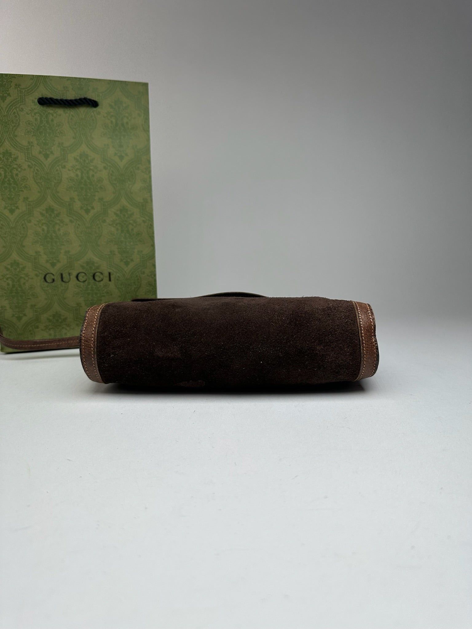 Gucci Vintage Leather Clutch brown Size ONE SIZE - 10 Thumbnail